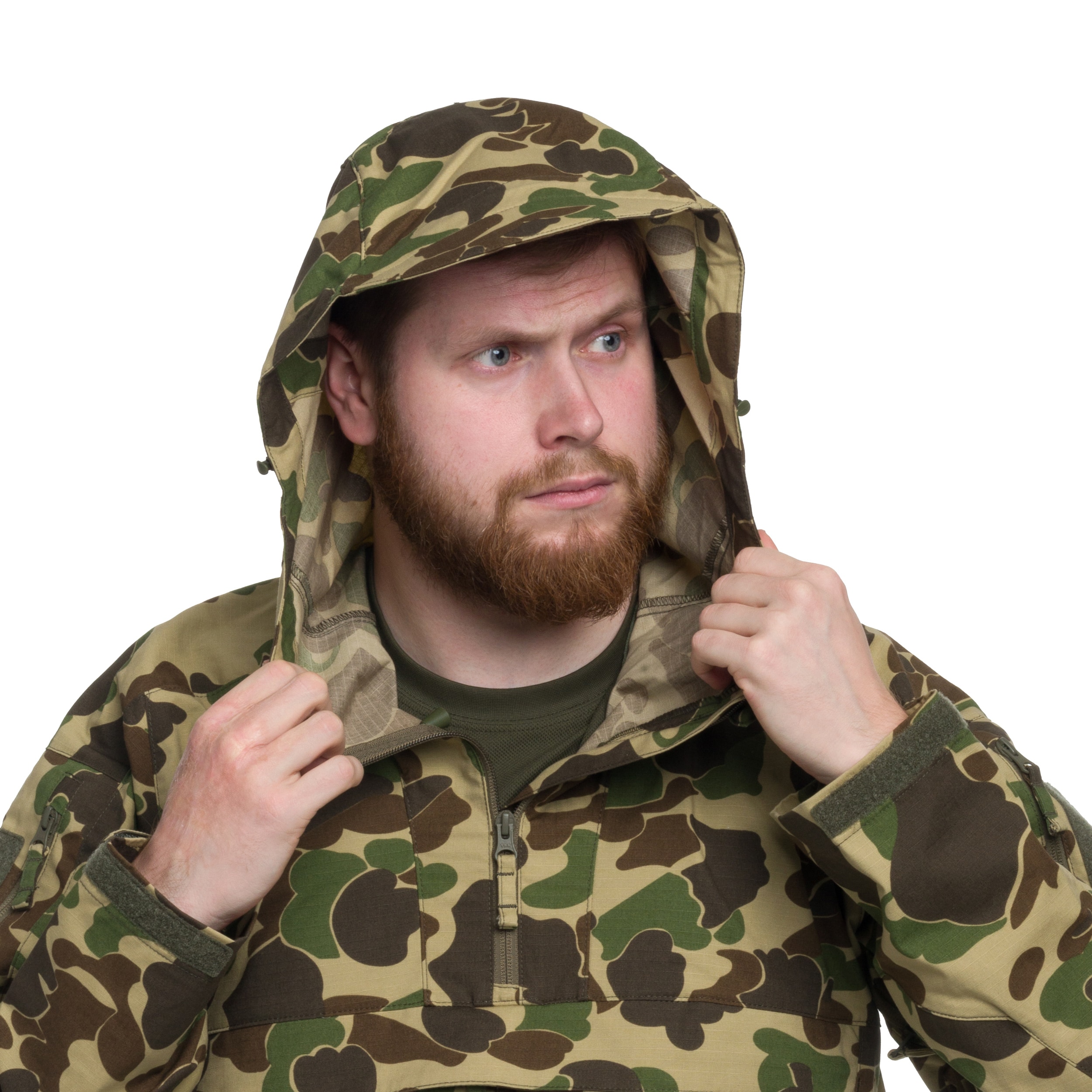 Jachetă Helikon Anorak Tracer PolyCotton Stretch Rip-Stop - Duck Hunter