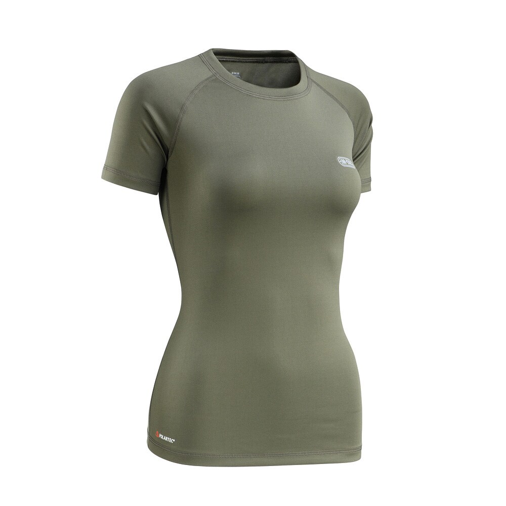 Tricou termoactiv de damă M-Tac Ultra Light Polartec Lady Short Sleeve - Dark Olive