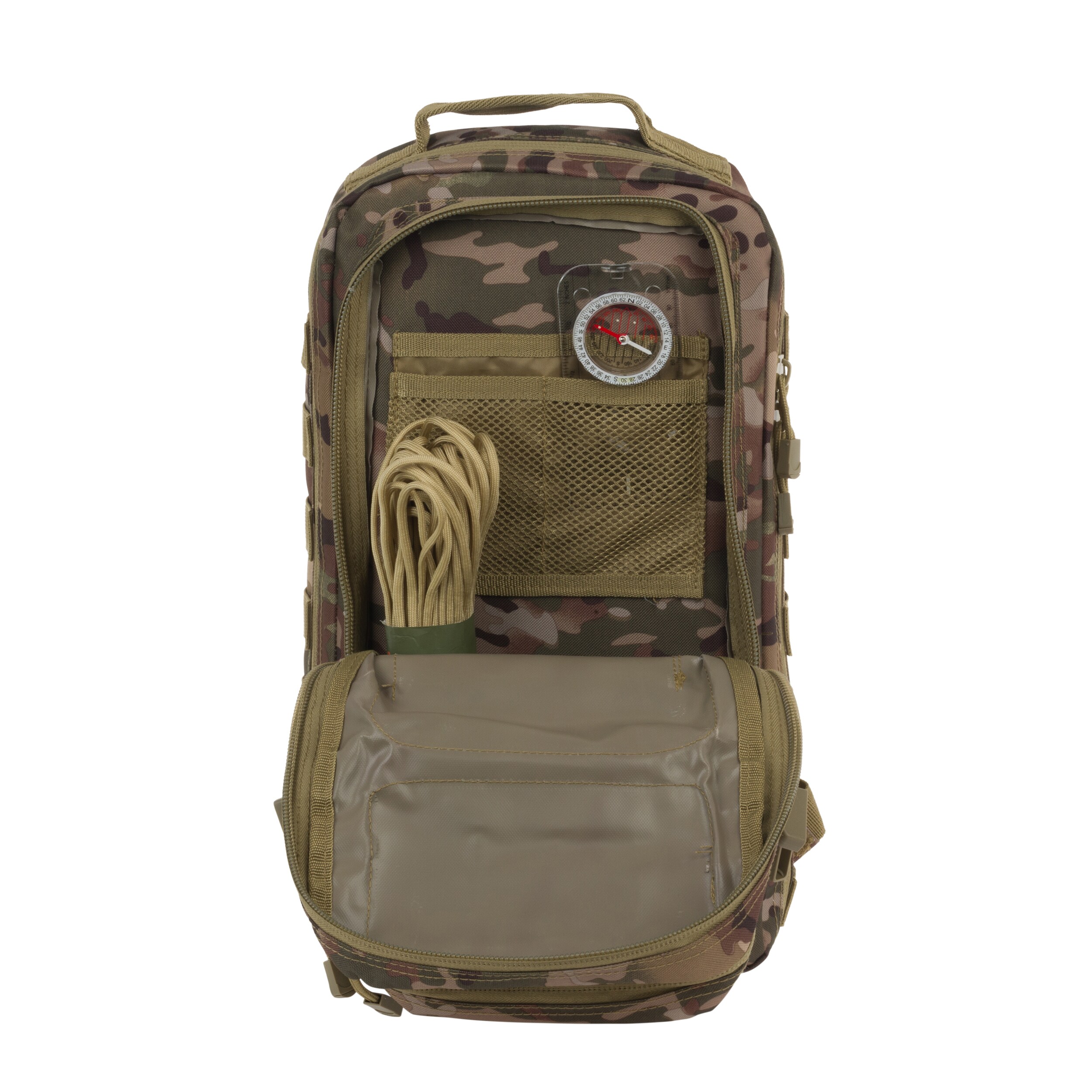 Rucsac Brandit Assault Pack Medium 25 l - Arid MC Camo