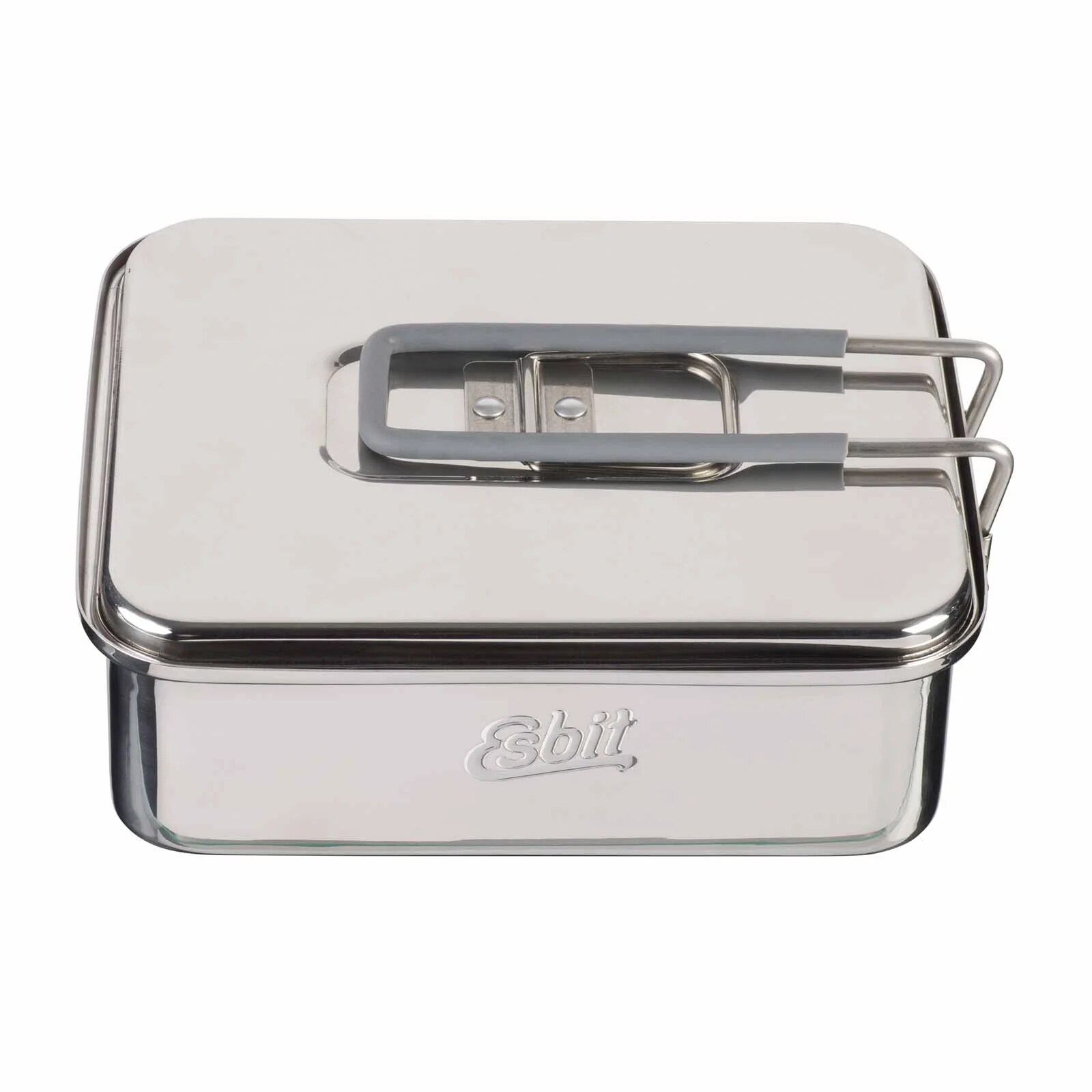 Oală turistică cu capac Esbit Camping Pot stainless - 1200 ml