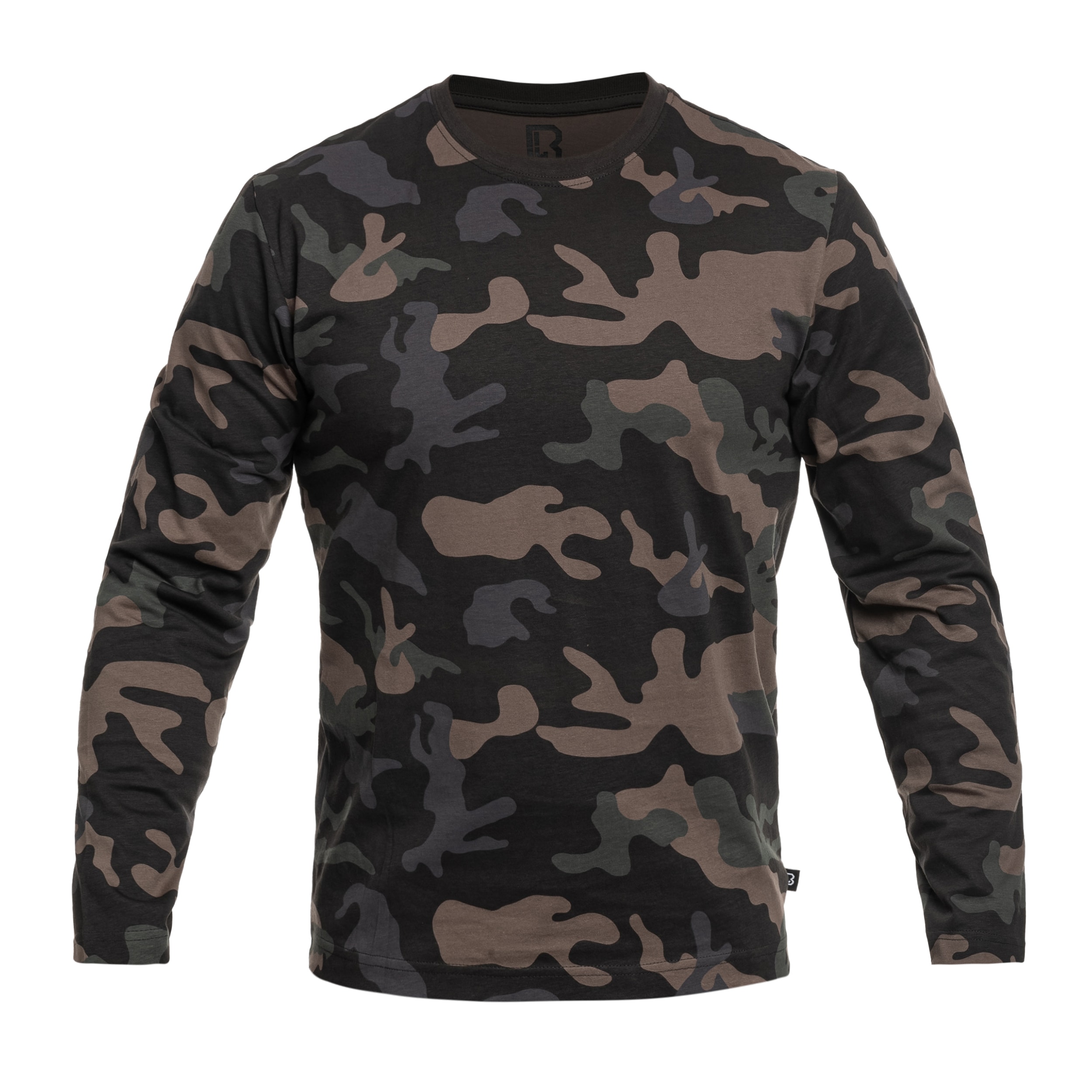 Tricou Brandit Premium Long Sleeve Shirt - Dark Camo