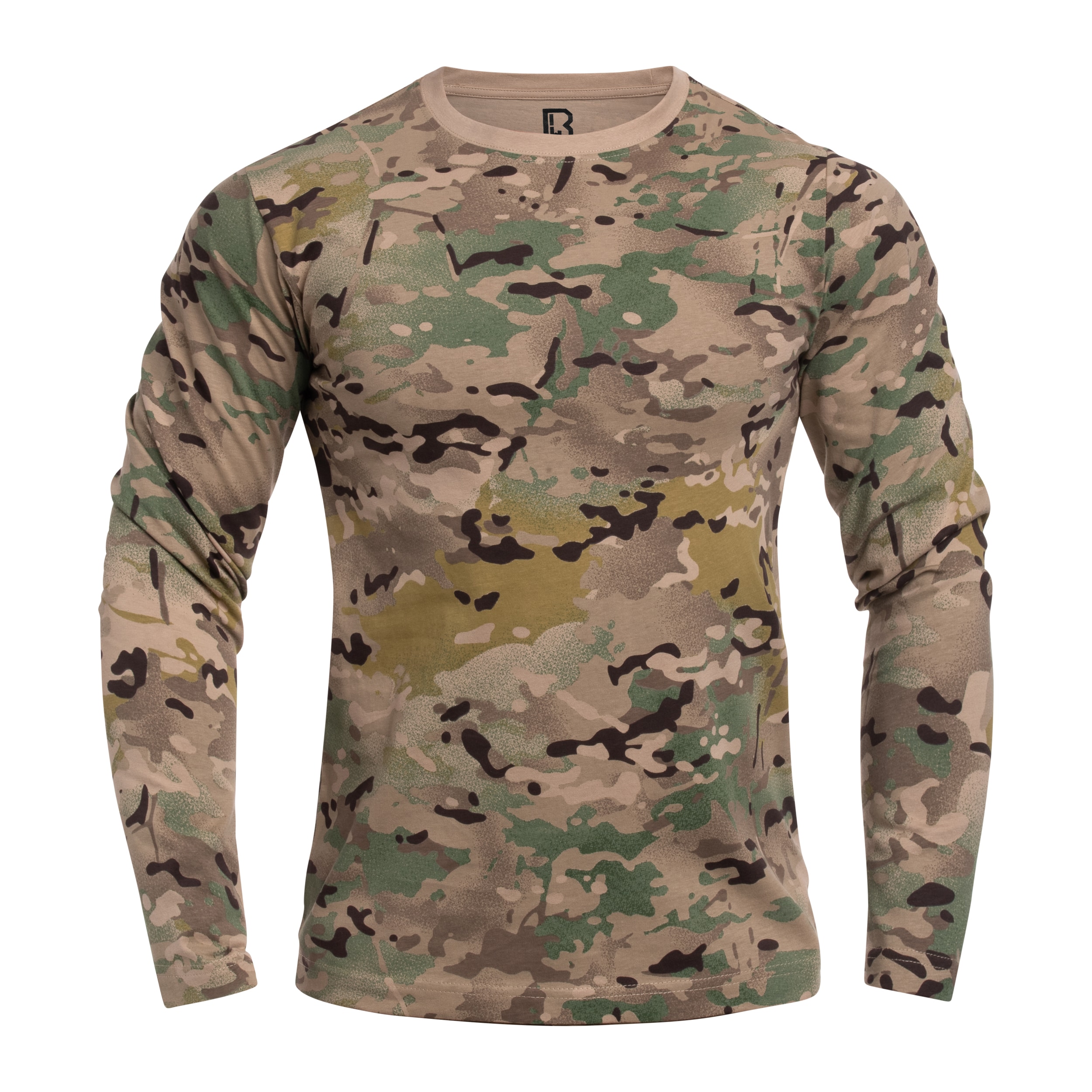Tricou Brandit Premium Long Sleeve Shirt - Tactical Camo