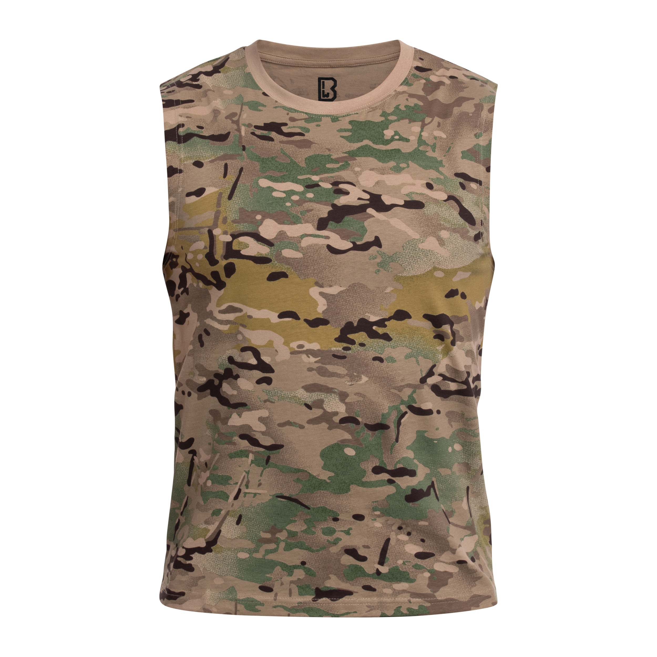 Tricou Tank Top Brandit Sleeveless - Tactical Camo