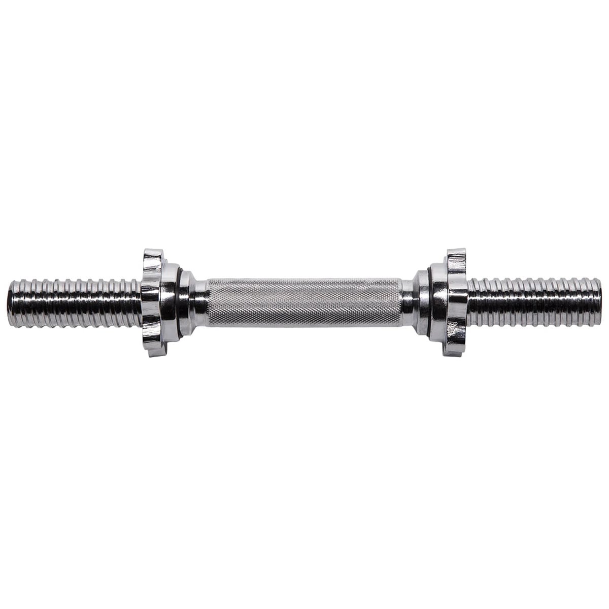 Bară dreaptă pentru haltere HMS  cu filetare și cleme GPR35 2,5 kg - 35 cm