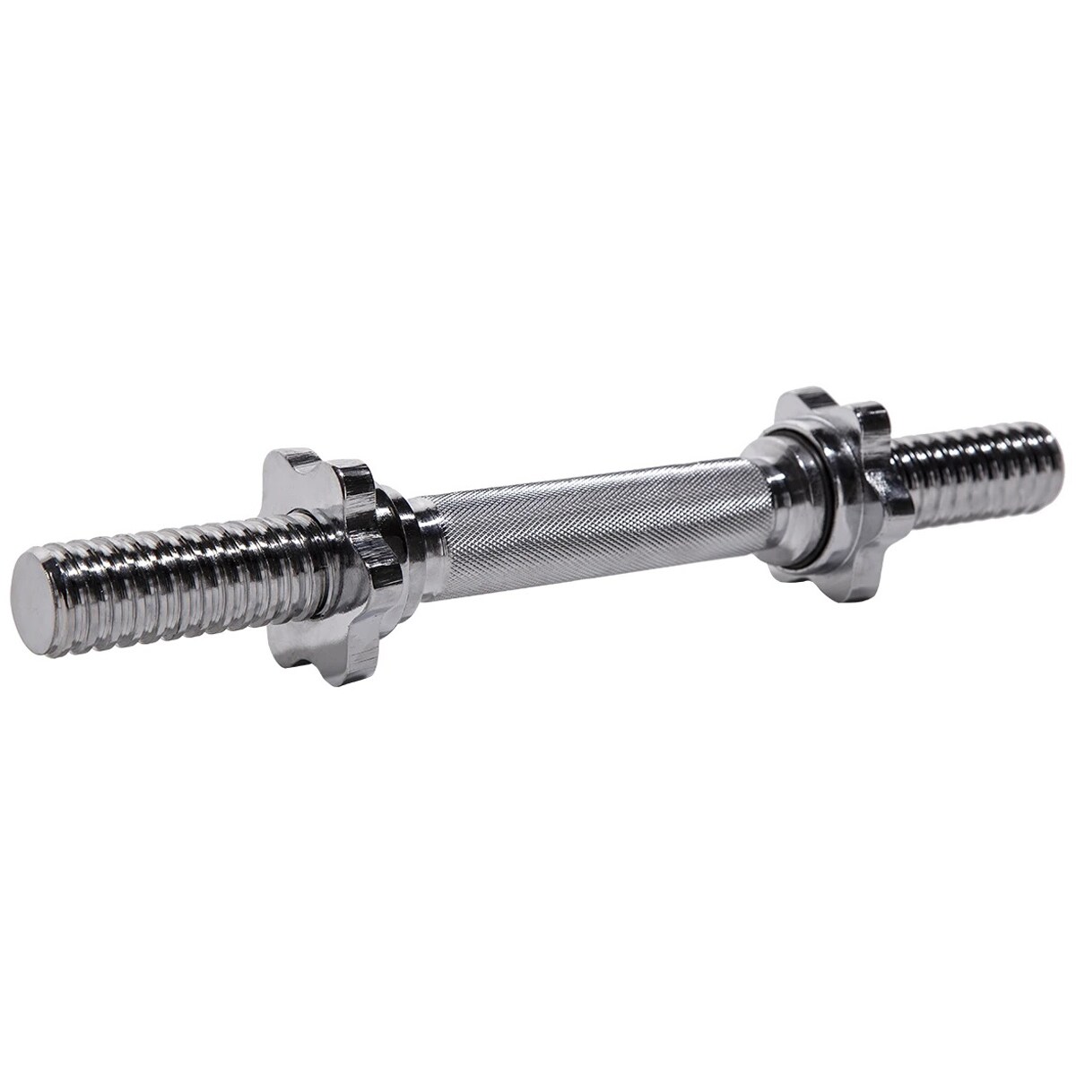 Bară dreaptă pentru haltere HMS  cu filetare și cleme GPR35 2,5 kg - 35 cm