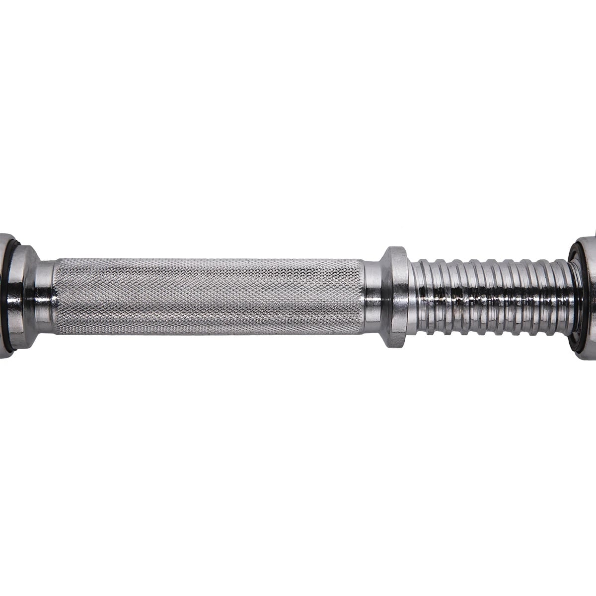 Bară dreaptă pentru haltere HMS  cu filetare și cleme GPR35 2,5 kg - 35 cm