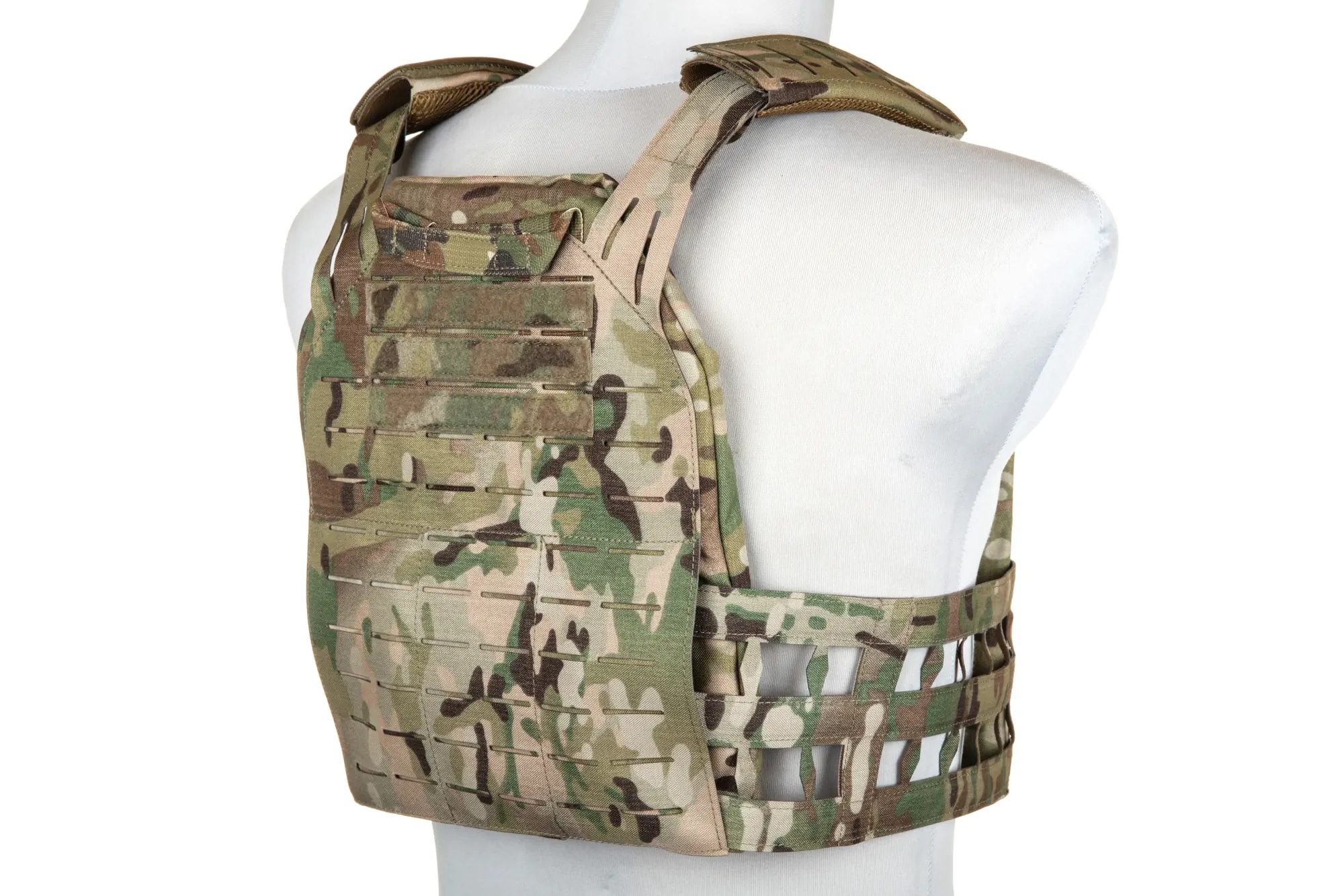 Vestă tactică PEW Tactical VT12 Plate Carrier - MultiCam