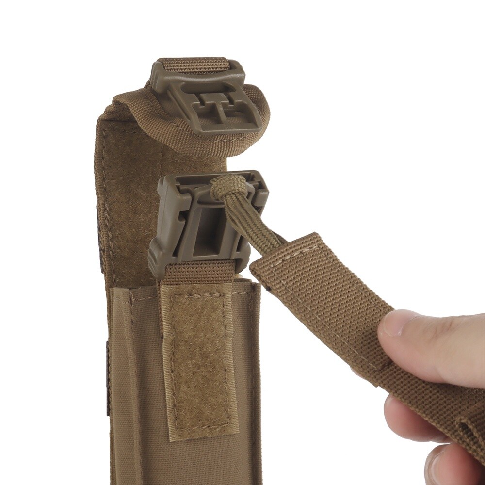 Husă pentru stază tactică Wosport Quick Tourniquet Pouch - Coyote Brown