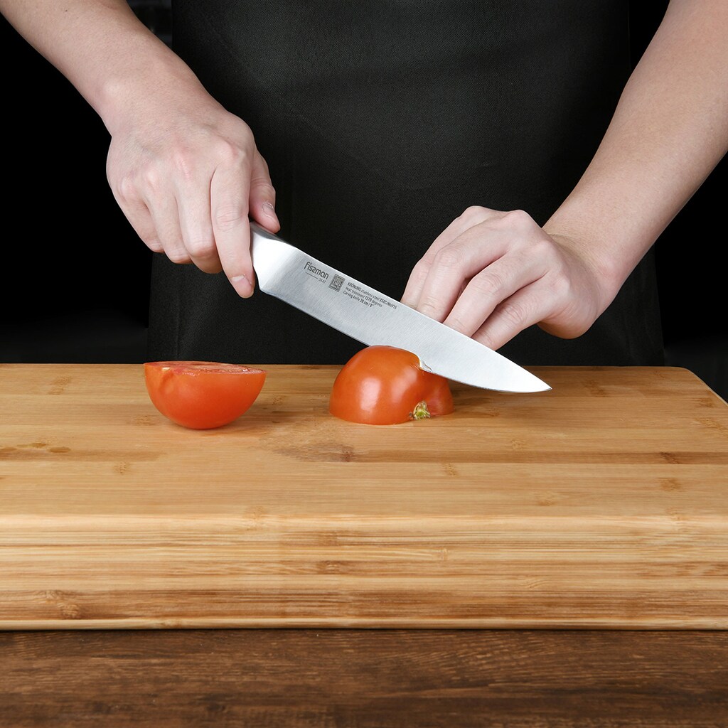 Cuțit de bucătărie Fissman Krönung Carving 20 cm - Black