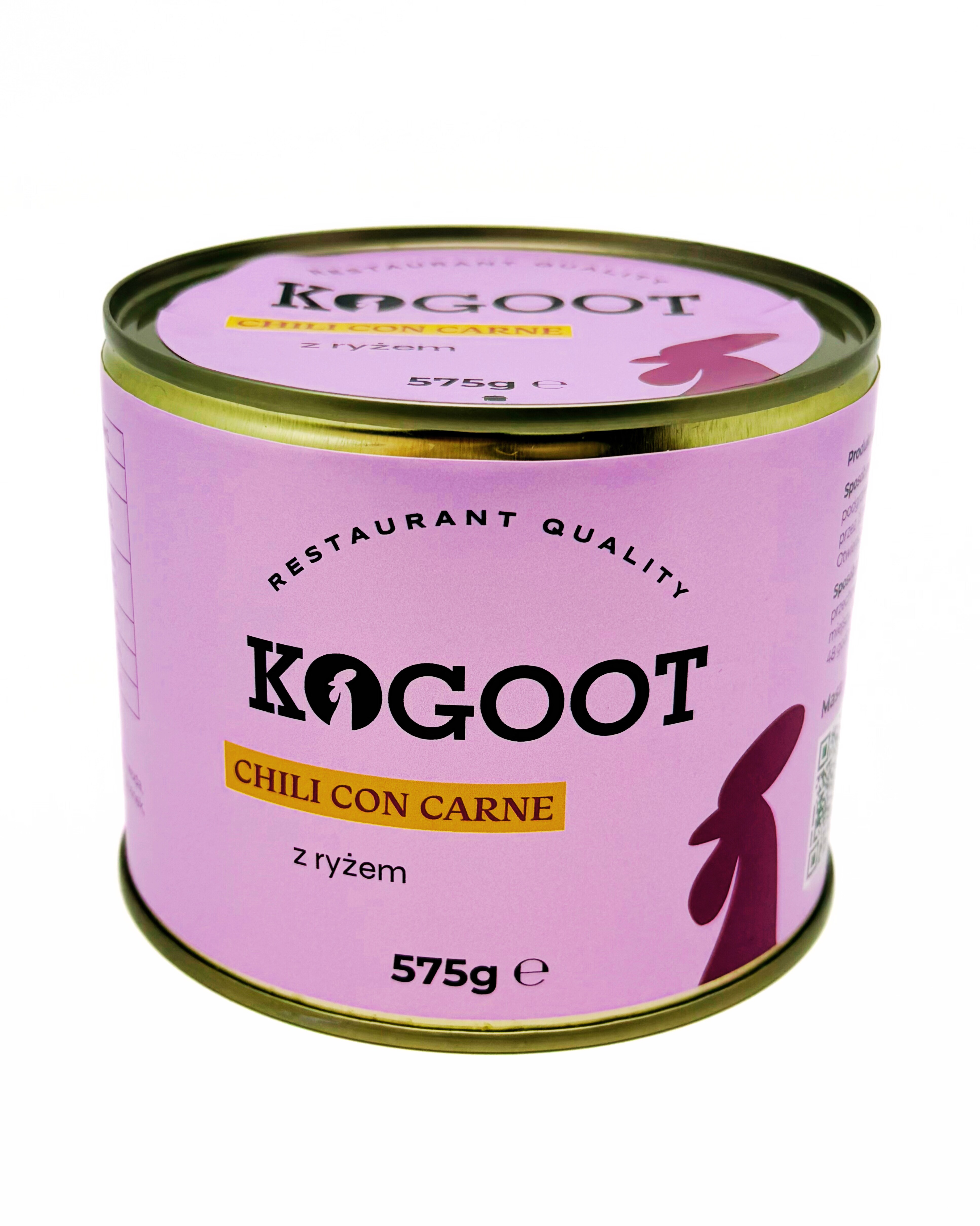 Conservă Kogoot - Chili con carne cu orez 575 g