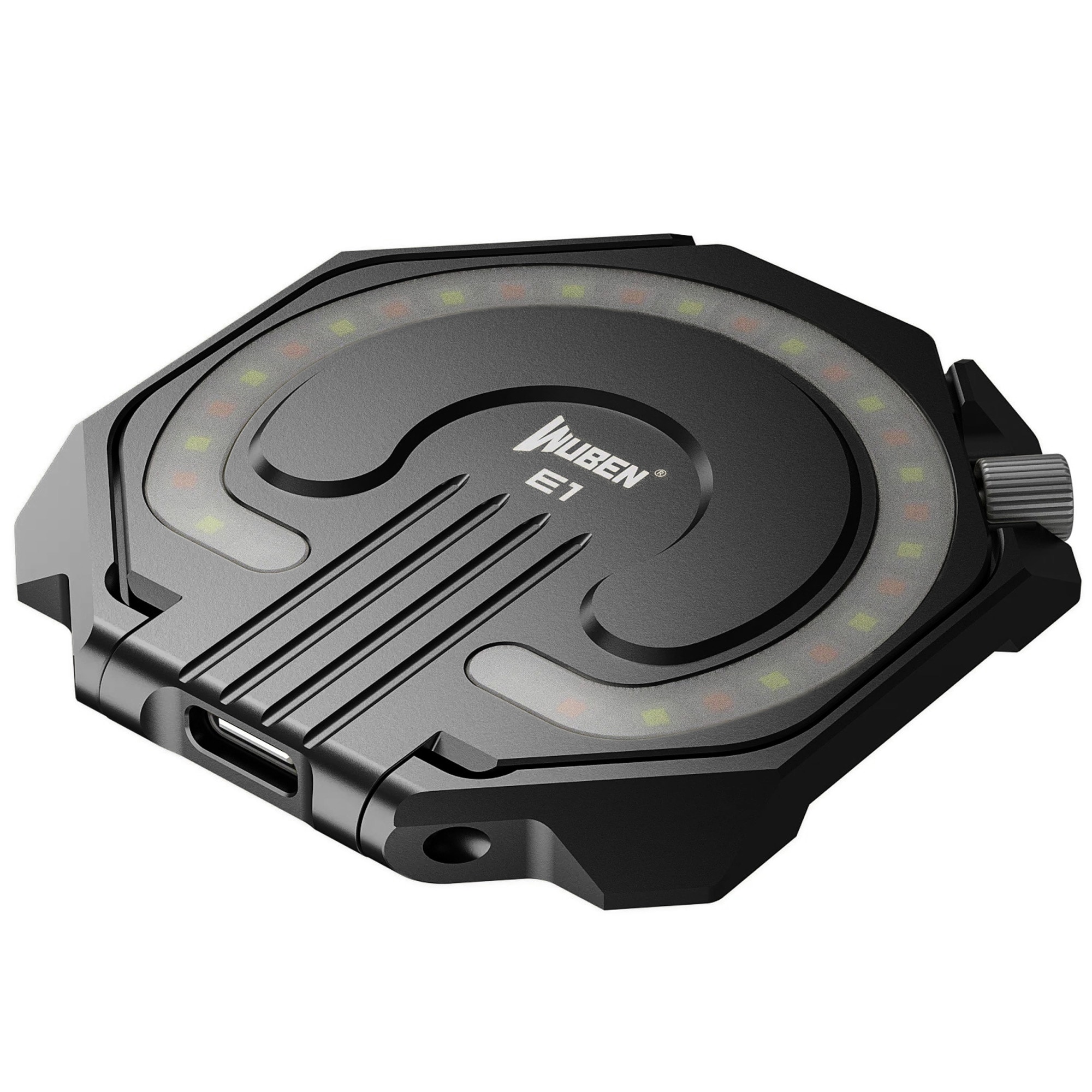 Lampă Wuben E1 EDC Selfie Light Portable Ring Light Black - 300 lumeni