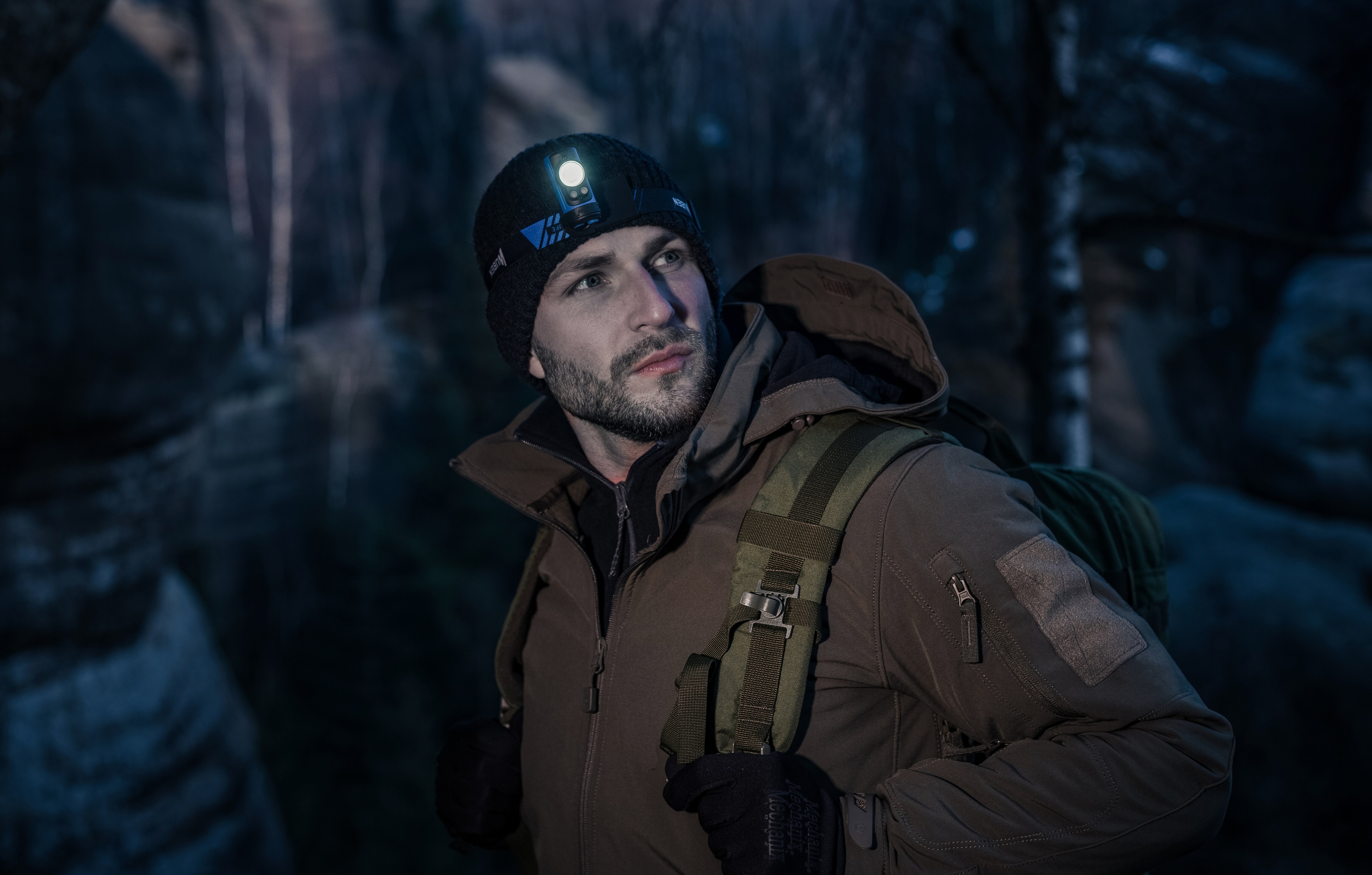 Lanternă frontală Wuben H3 Blue - 120 lumeni