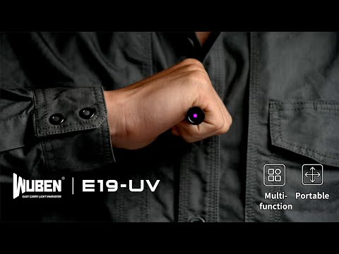 Lanternă Wuben E19 UV LED Pen Light - Black