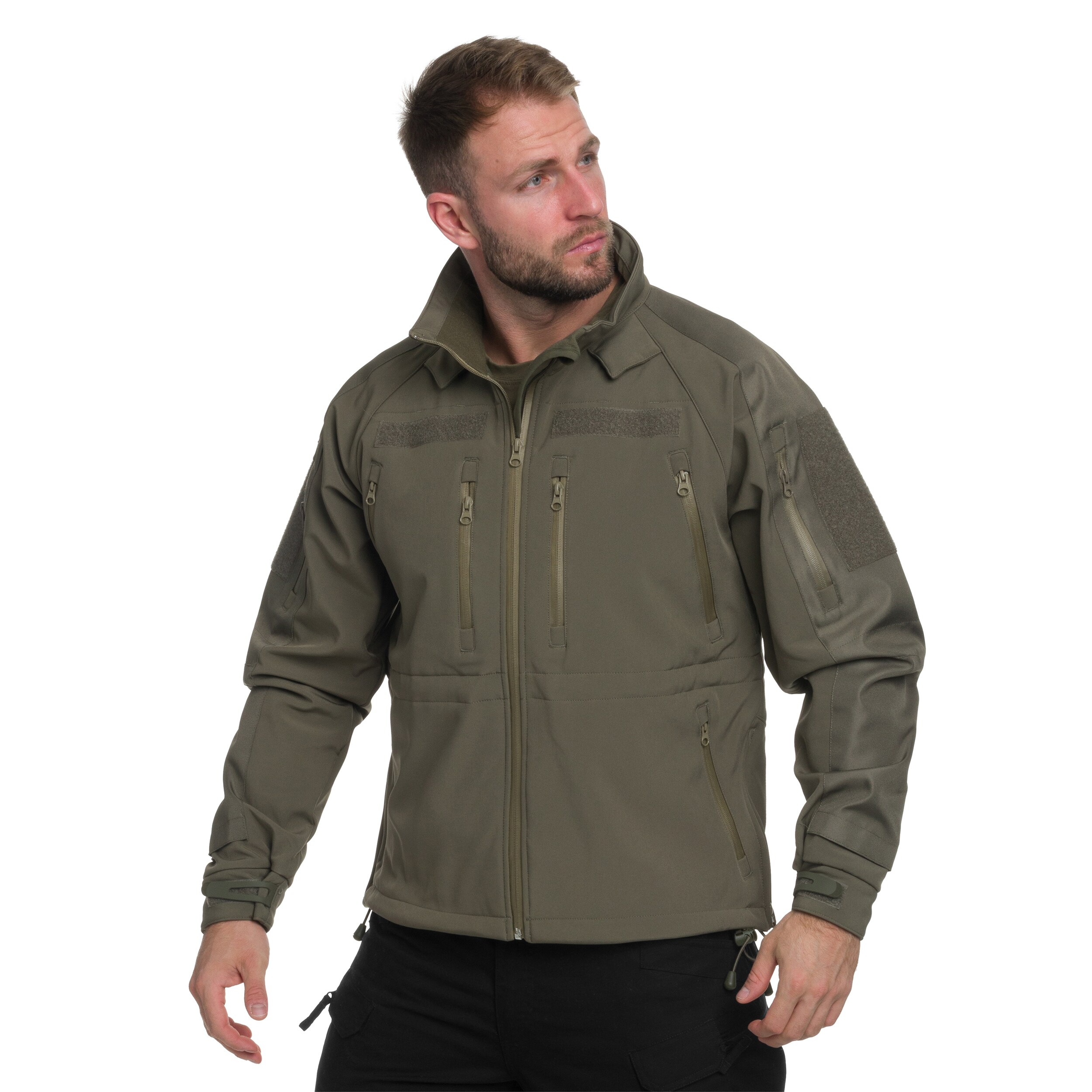 Jachetă Mil-Tec Softshell Plus - Olive
