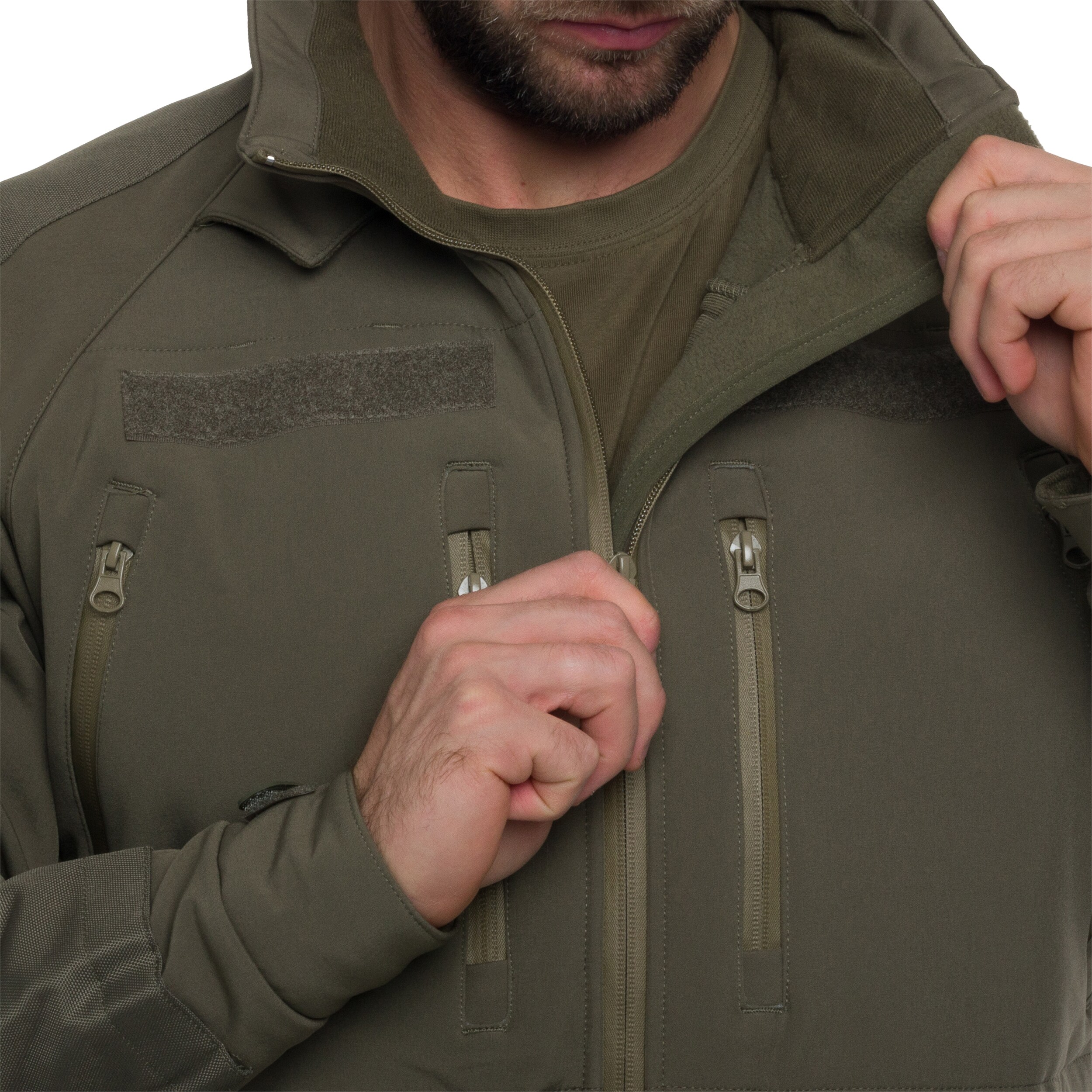 Jachetă Mil-Tec Softshell Plus - Olive