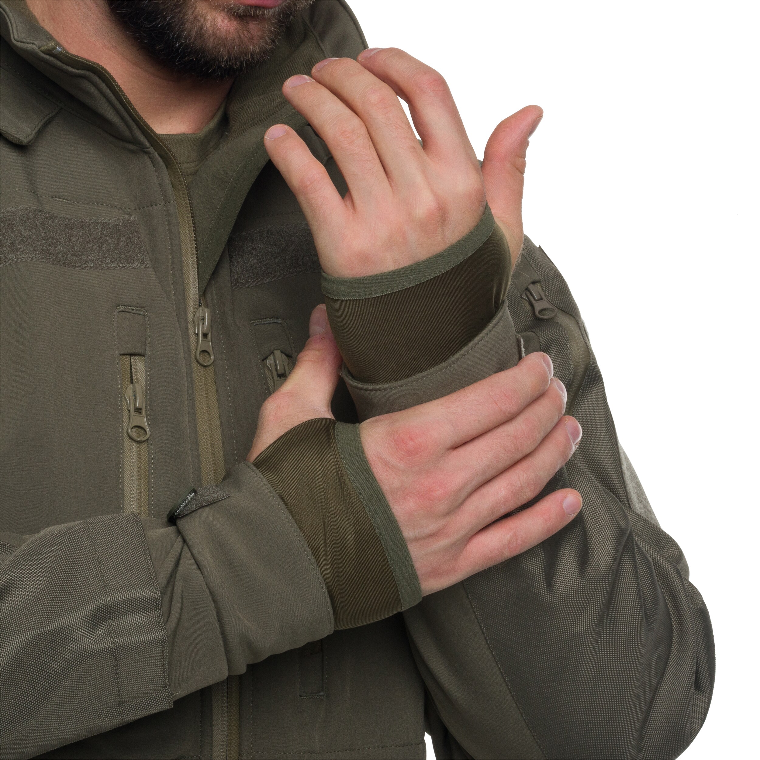 Jachetă Mil-Tec Softshell Plus - Olive