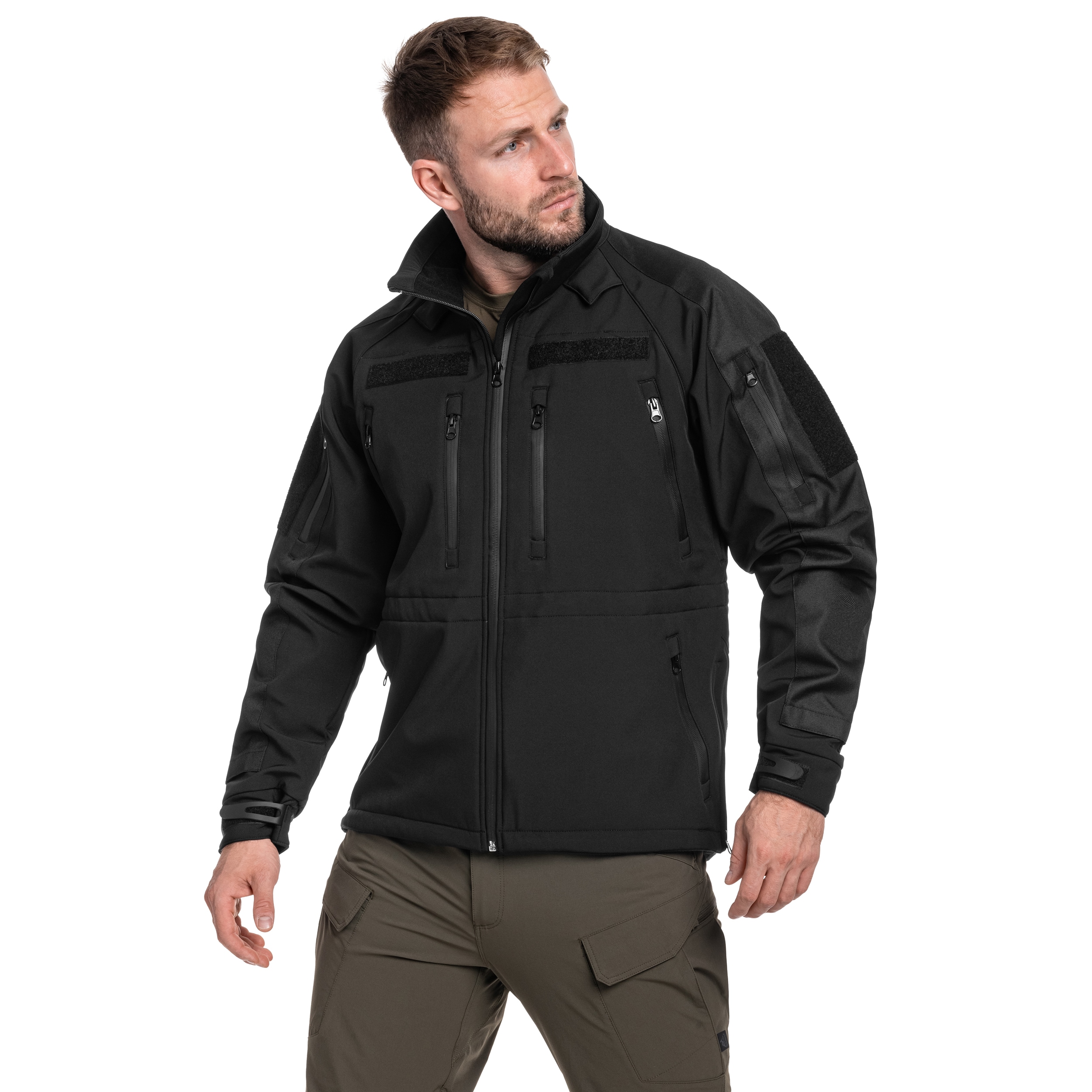 Jachetă Mil-Tec Softshell Plus - Black