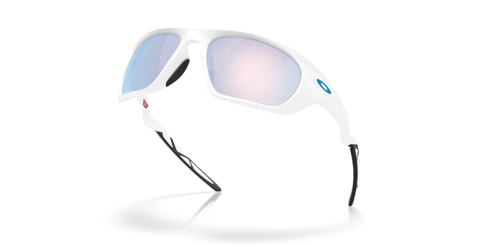Ochelari de soare Oakley Lateralis - Matte White/Prizm Snow Sapphire