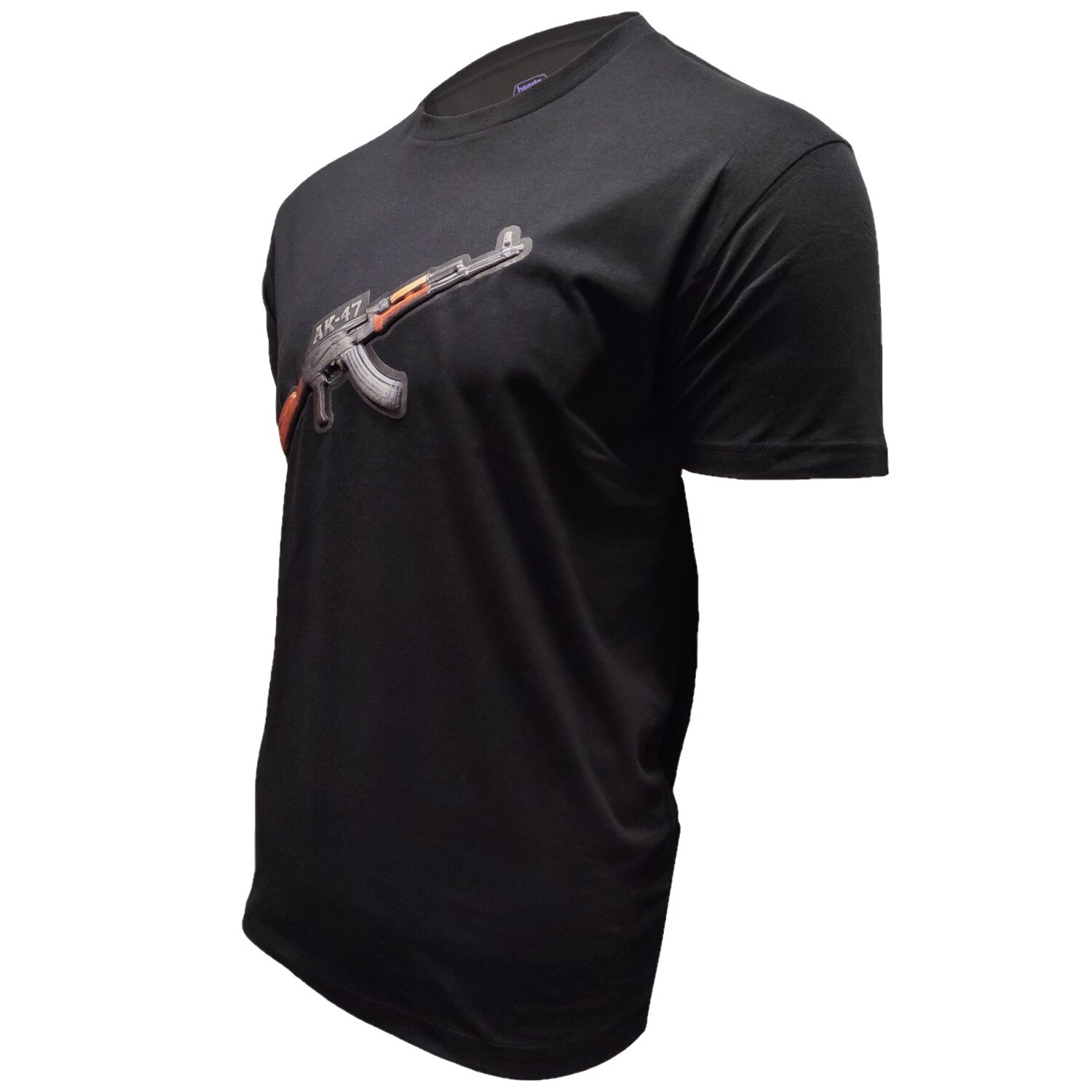 Tricou  Haasta Carabină AK 3D - Negru