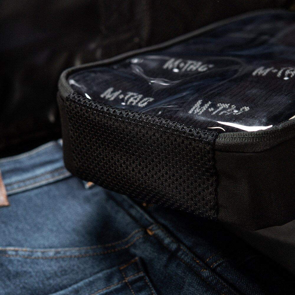 Organizator M-Tac Elite transparent Large (30 x 19 cm) - Black