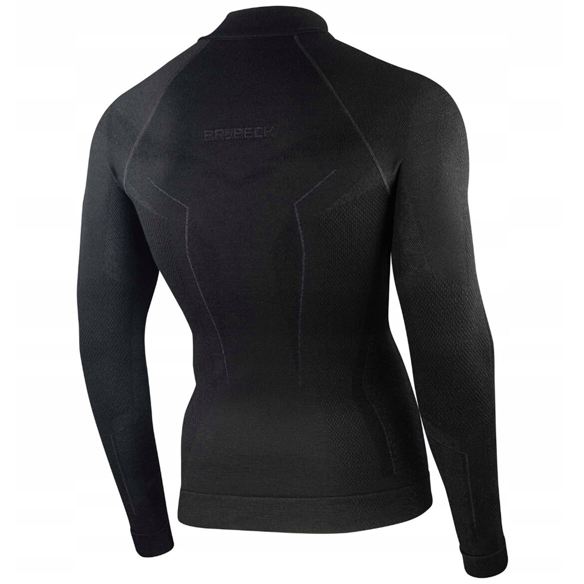 Tricou termoactiv Brubeck Extreme Merino Long Sleeve - Negru