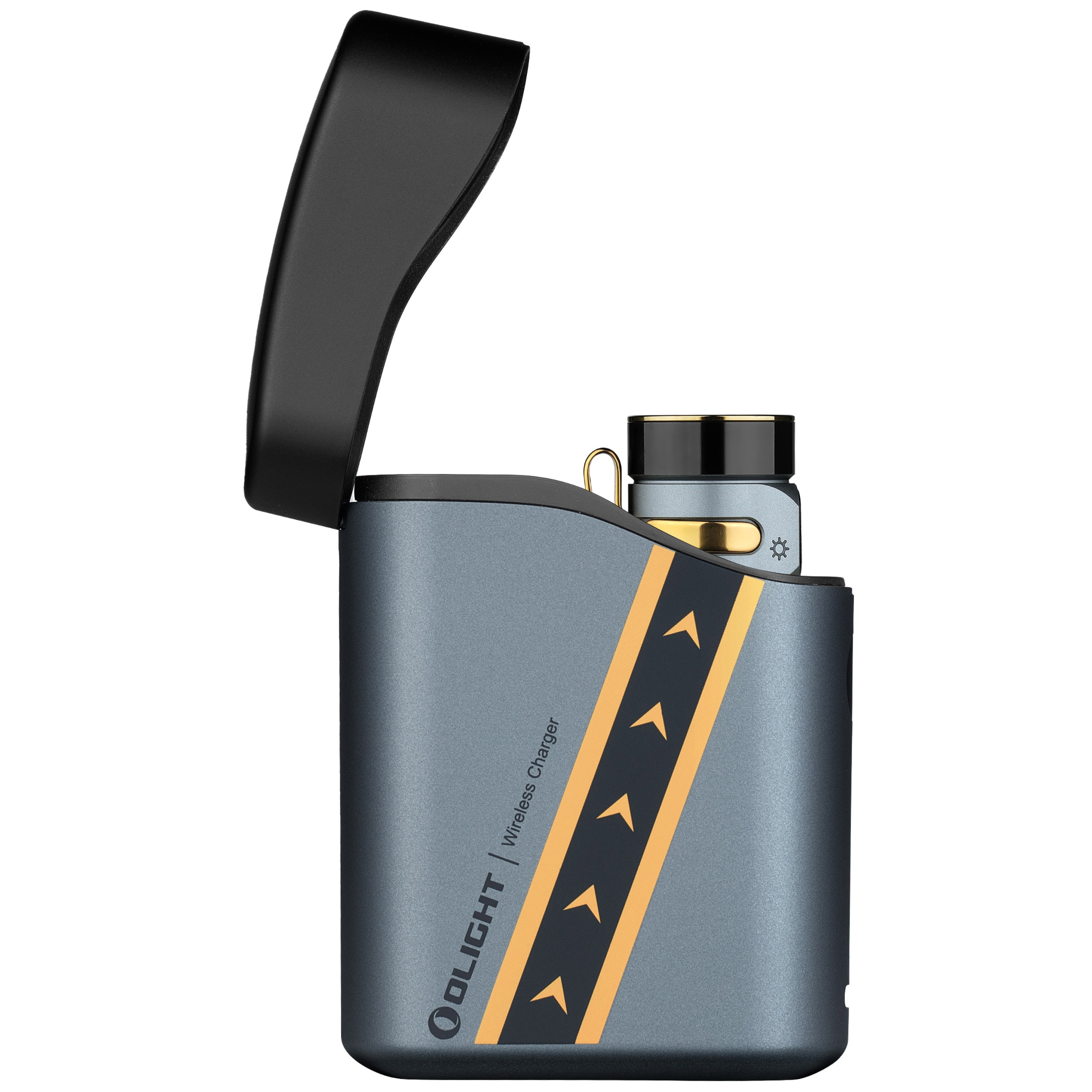 Lanternă Olight Baton 4 Premium Edition Fighter Pilot cu carcasă de încărcare wireless - 1300 lumeni