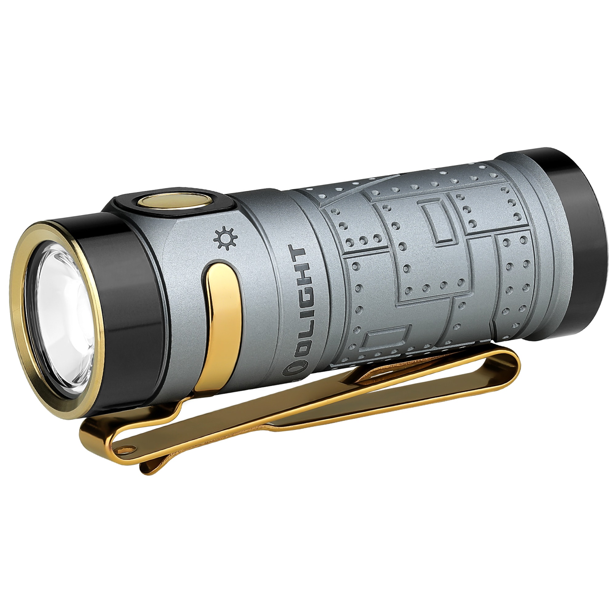 Lanternă Olight Baton 4 Premium Edition Fighter Pilot cu carcasă de încărcare wireless - 1300 lumeni