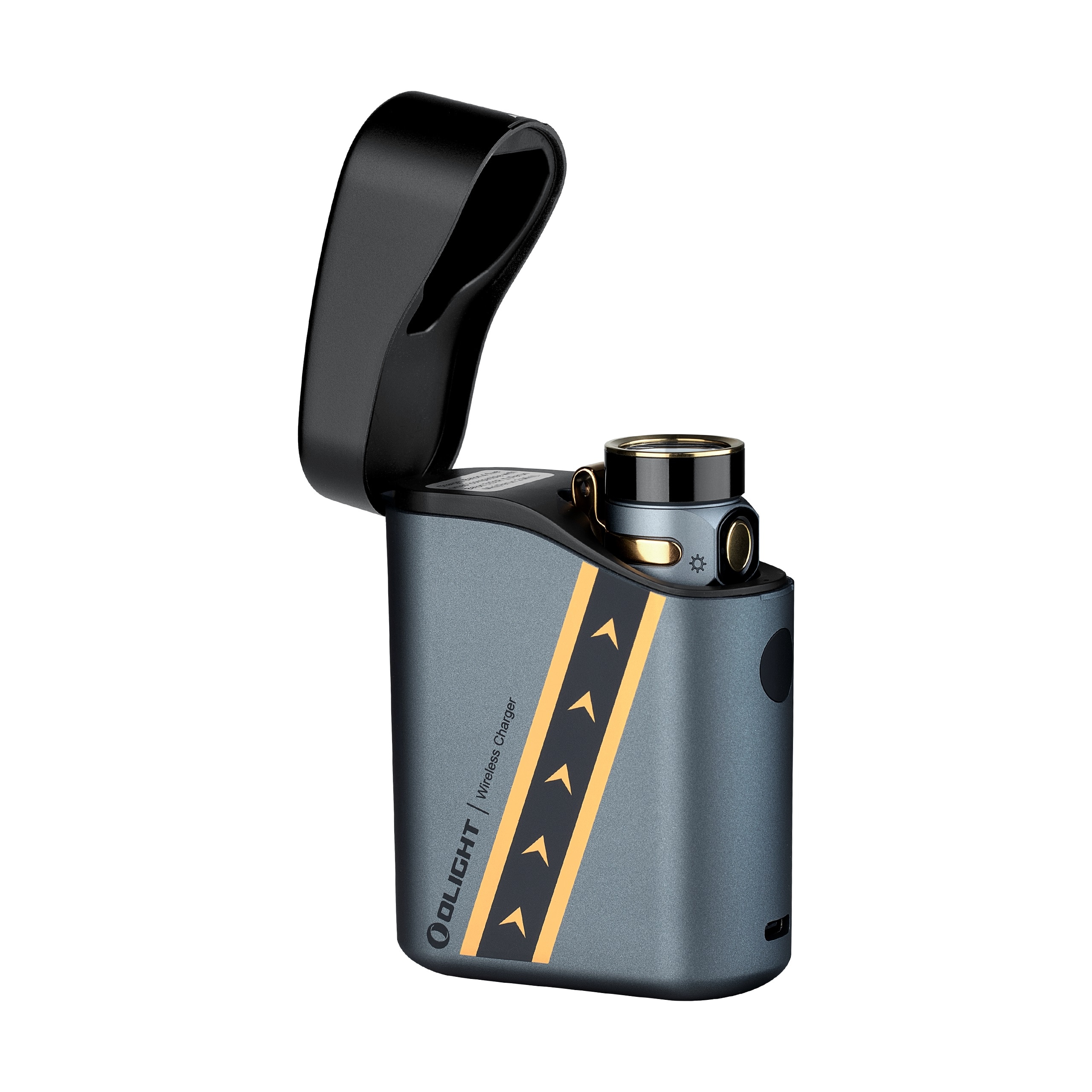 Lanternă Olight Baton 4 Premium Edition Fighter Pilot cu carcasă de încărcare wireless - 1300 lumeni