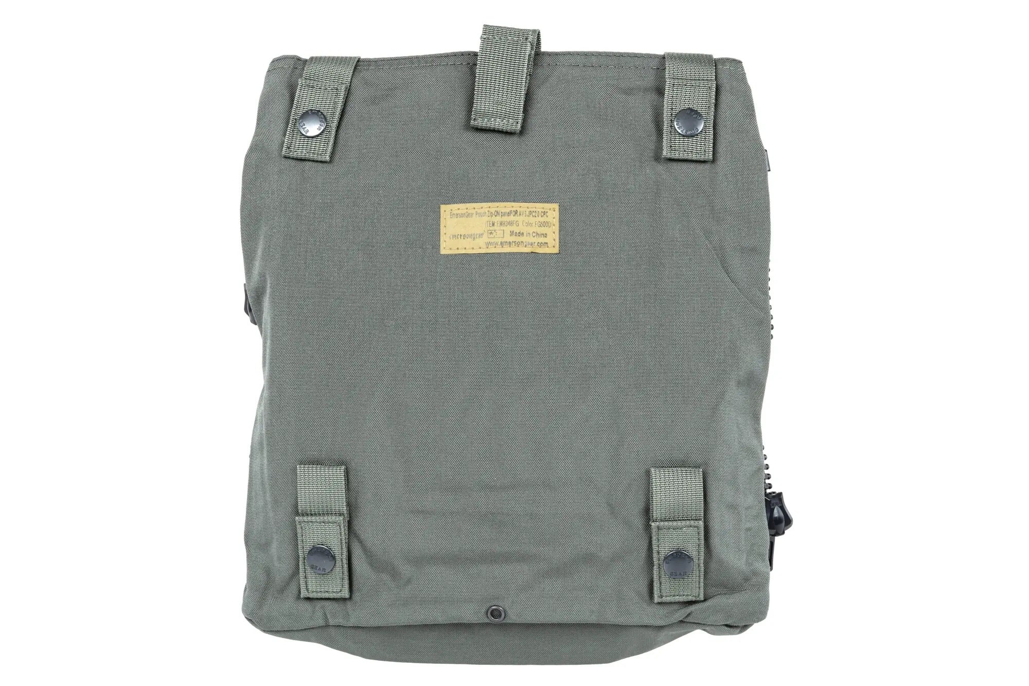 Panou de asalt Emerson Gear Zip-On pentru vestele JPC 2.0/CPC - Foliage Green