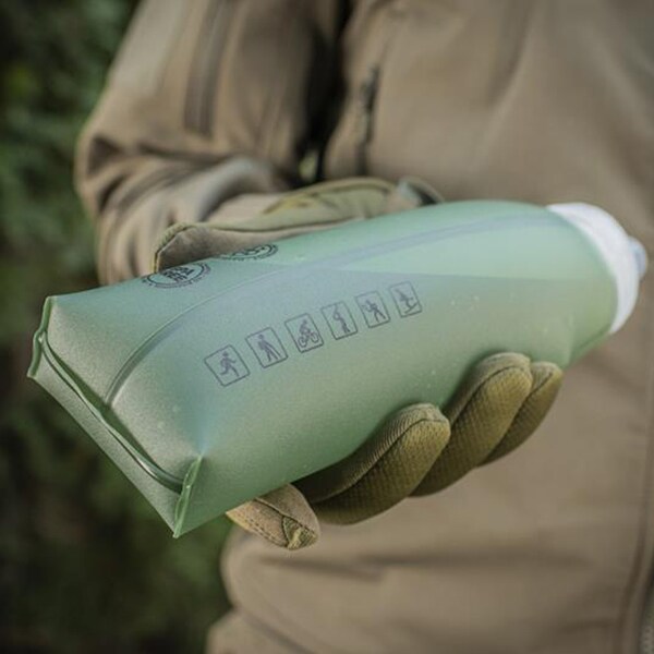 Sticlă M-Tac Softflask 600 ml - Olive