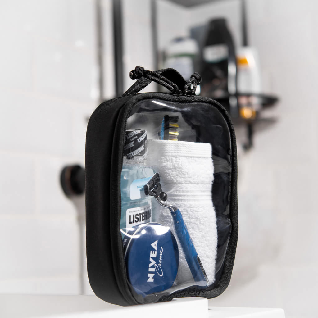 Organizator M-Tac Elite transparent Small (22 x 14 cm) - Black