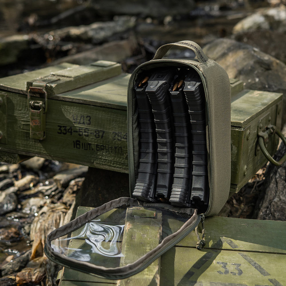 Organizator M-Tac Elite transparent Small (22 x 14 cm) - Ranger Green