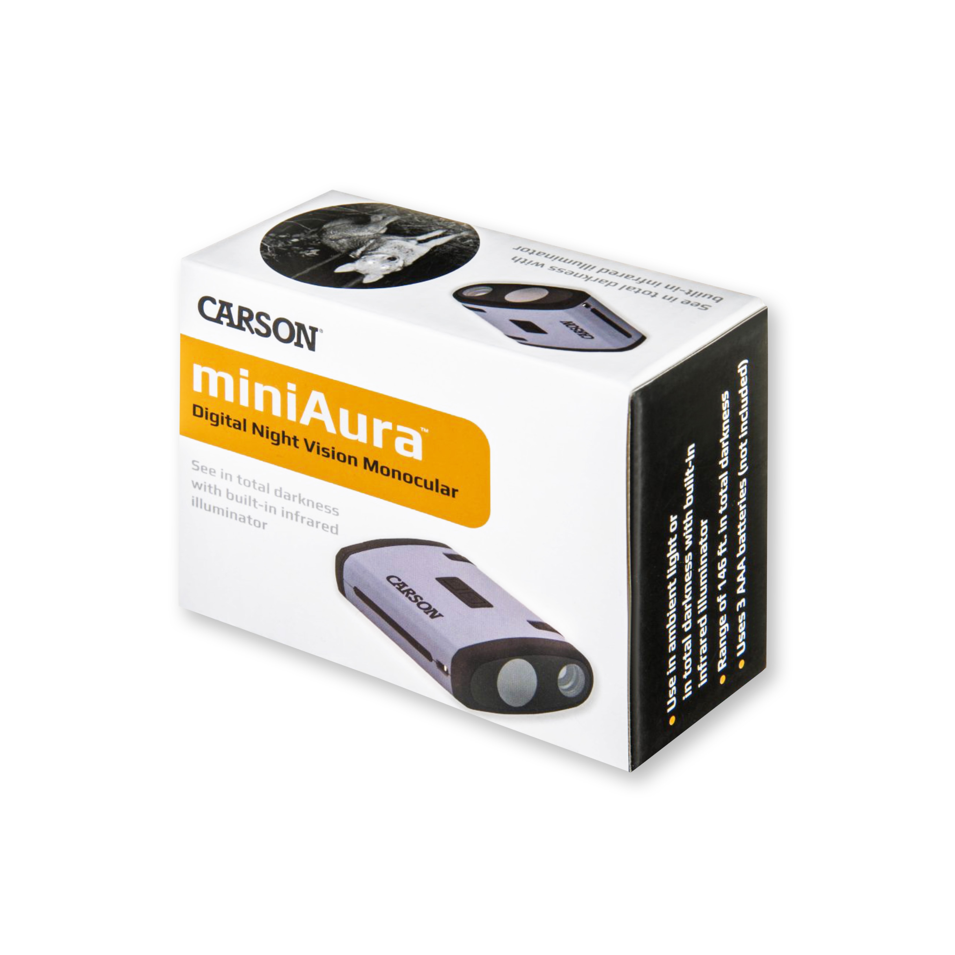 Monocular de buzunar pentru vedere nocturnă Carson Mini Aura