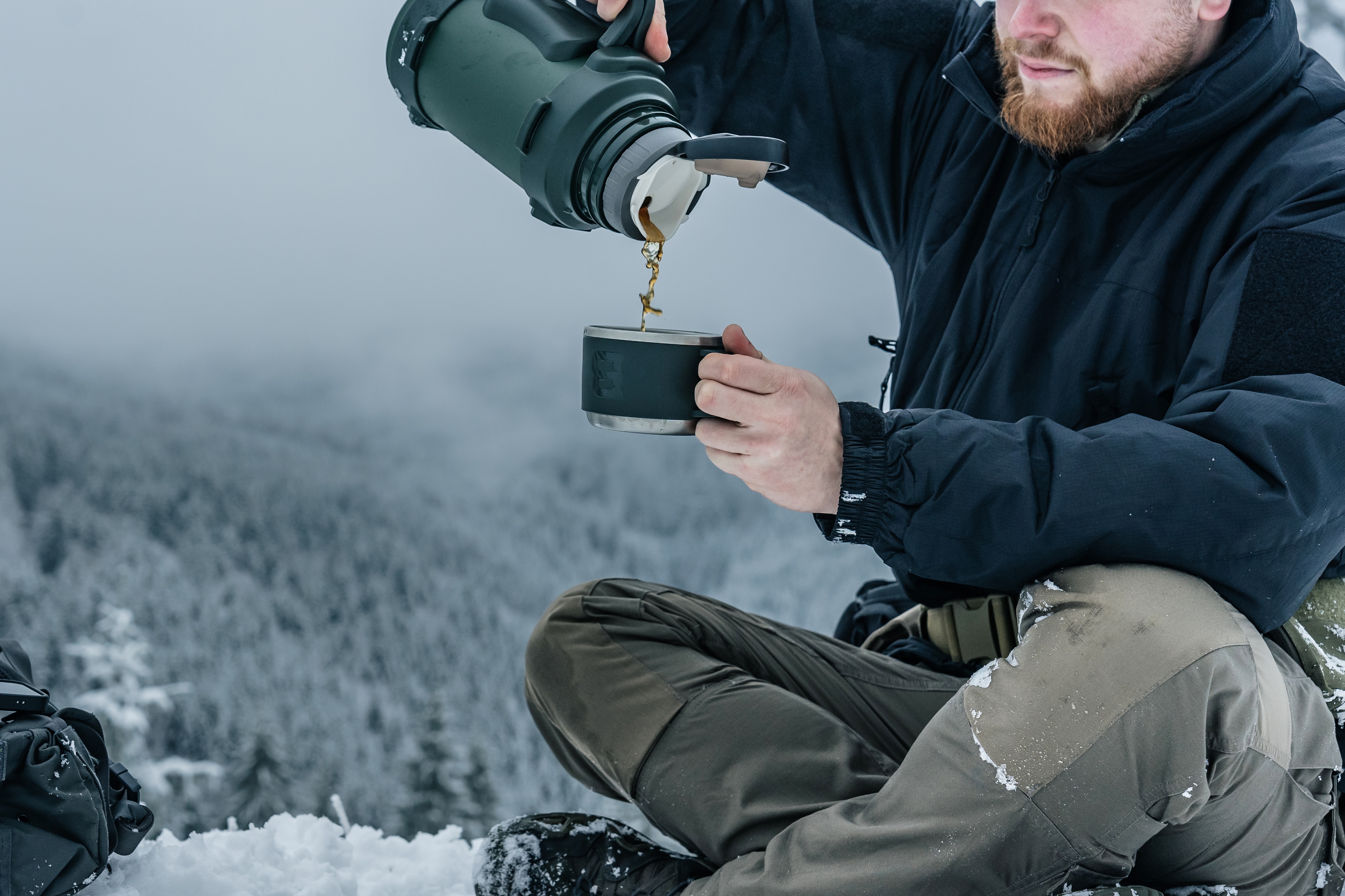 Termos Badger Outdoor Big Boy 1,3 l - Olive