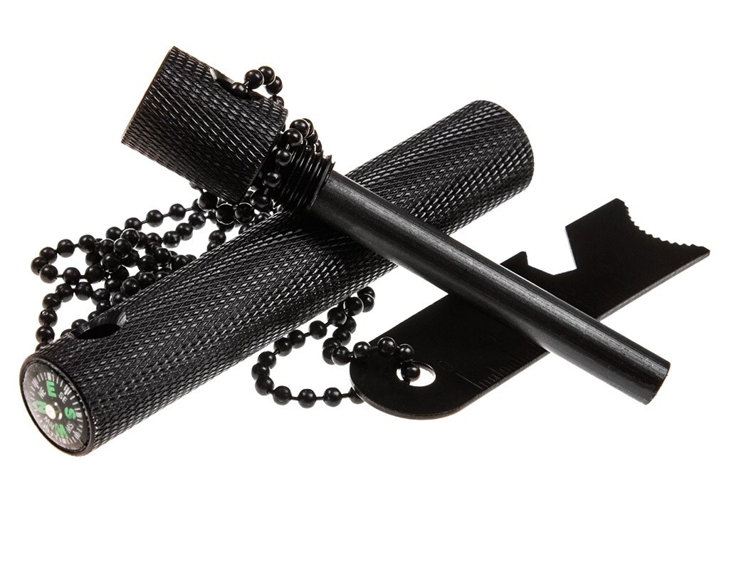 Termos pentru mâncare Badger Outdoor Food Jar Hot Pot 750 ml + tacâmuri + oală de camping + cremene  - set