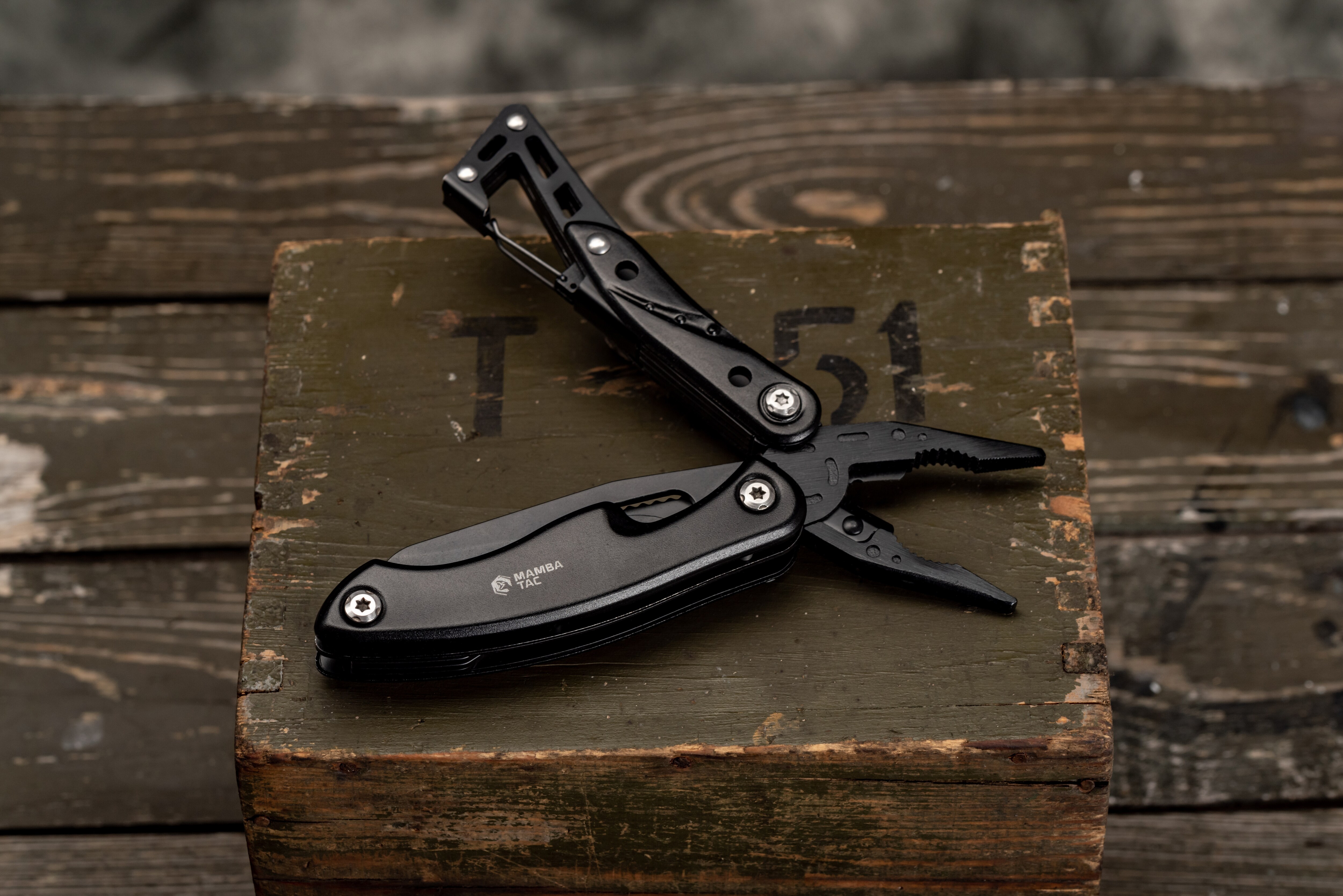 Multitool Mamba Tac Agile 10în1 - Black