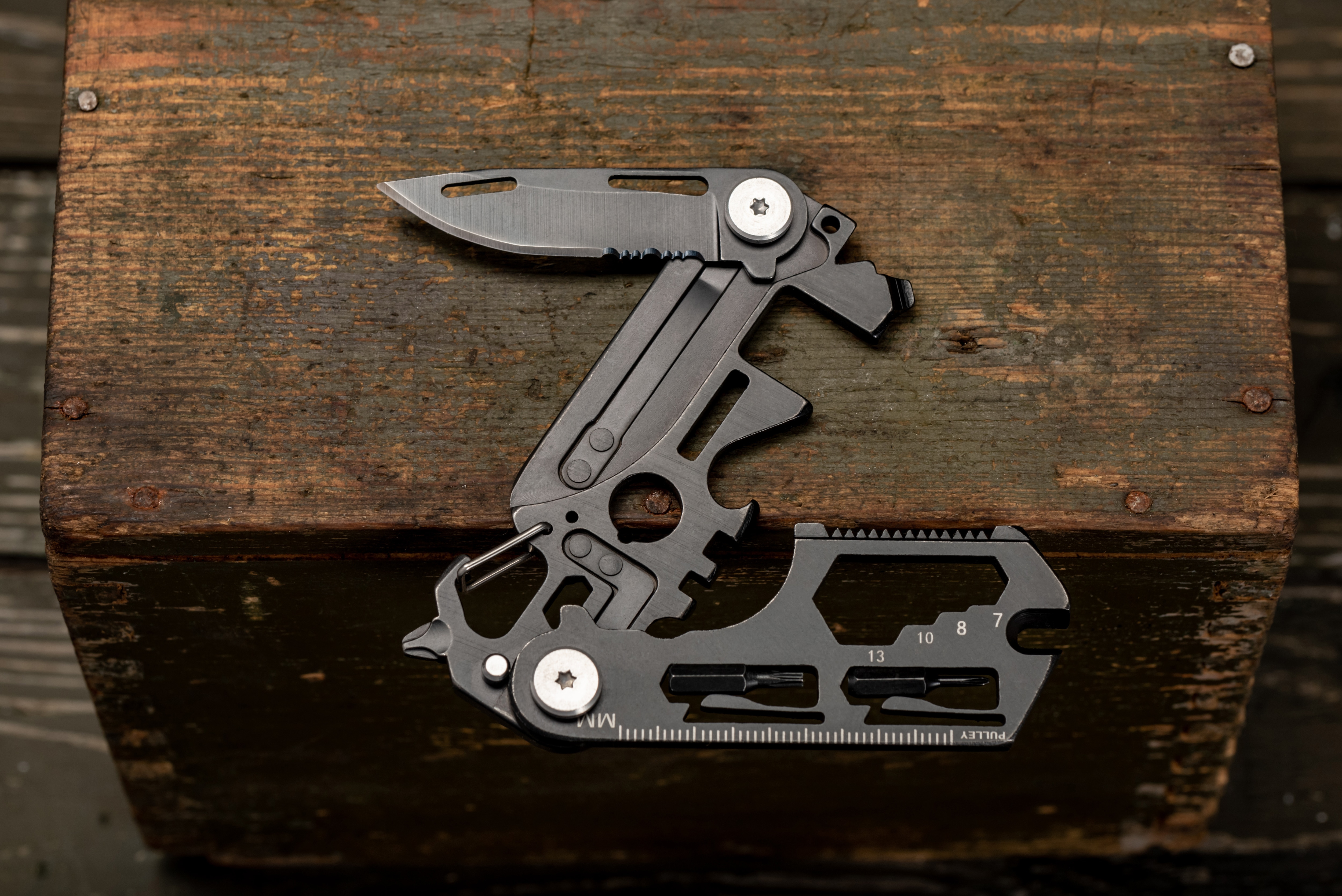 Multitool Mamba Tac Crane 25în1 - Black