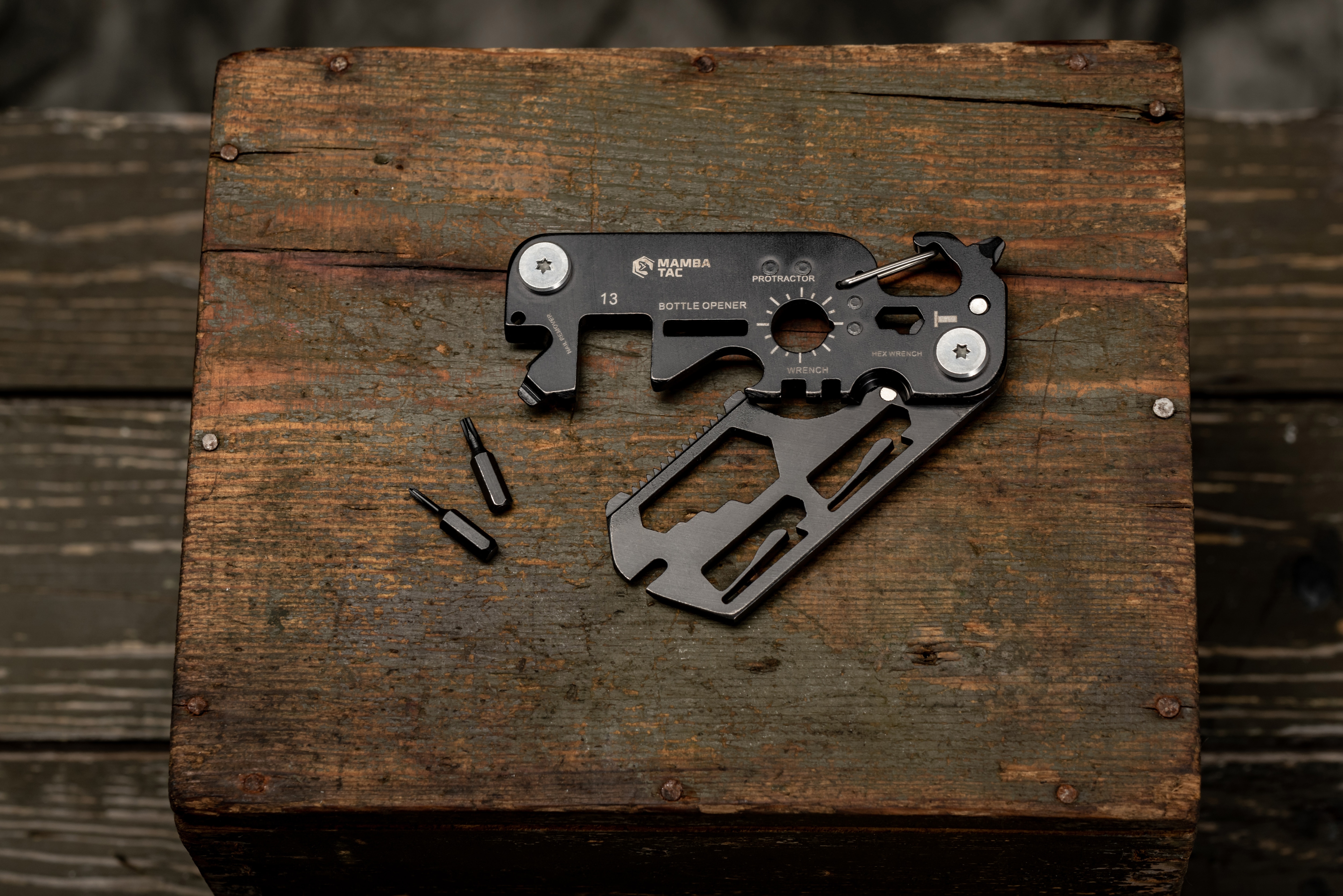 Multitool Mamba Tac Crane 25în1 - Black