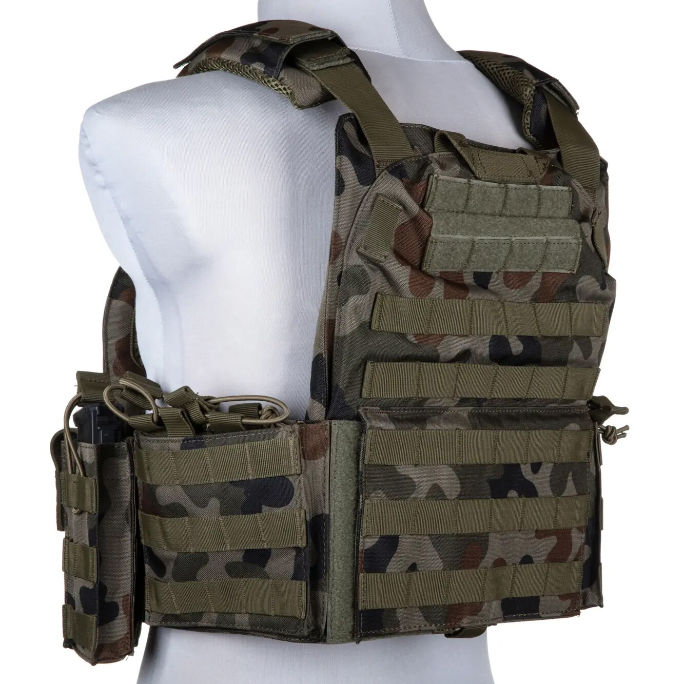 Vestă tactică GFC Tactical Plate Carrier 8944-1 - wz.93 Pantera PL Woodland