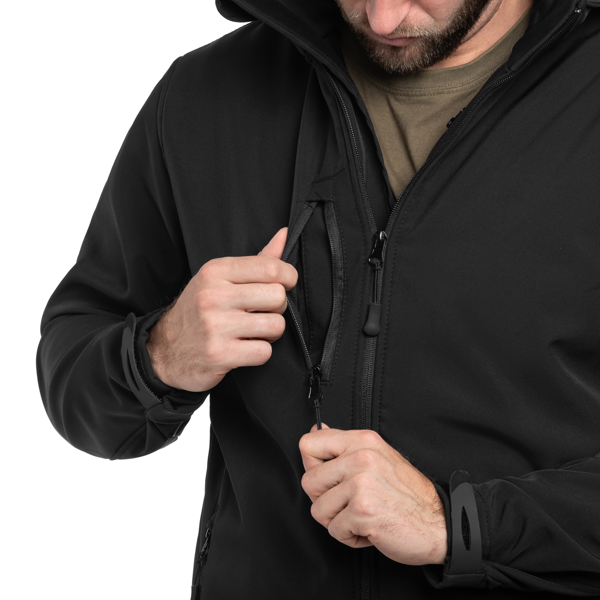 Jachetă Moontex Softshell King - Black