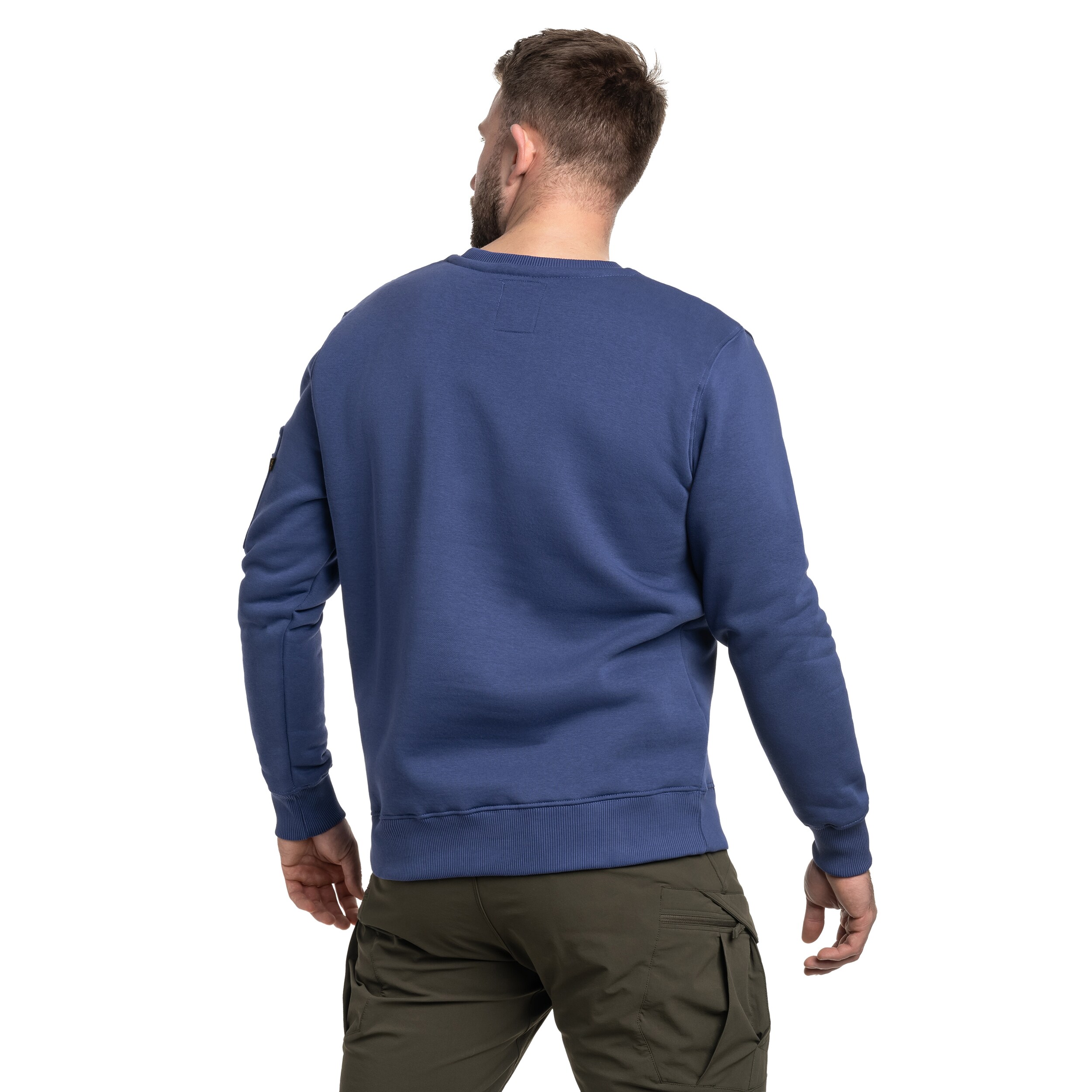 Bluză Alpha Industries Reflective Print Sweater - Night Purple