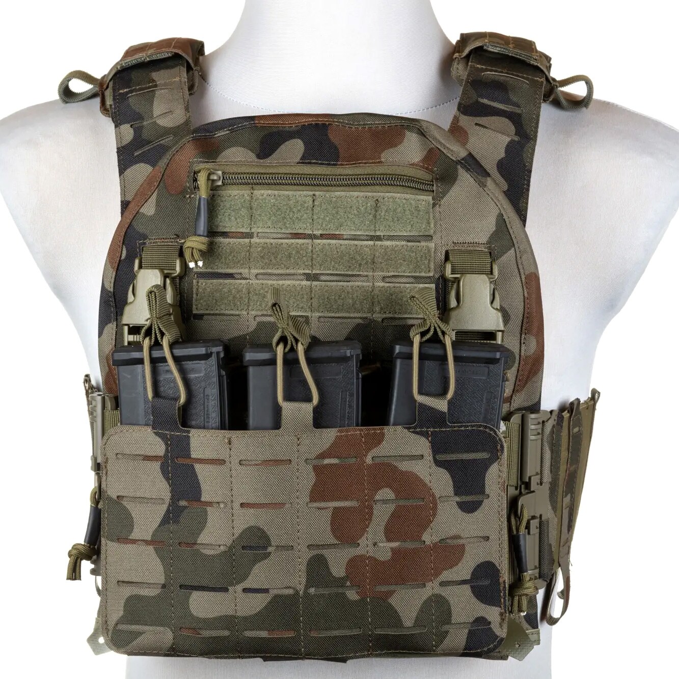 Vestă tactică Specna Arms QR II Tactical Plate Carrier - wz.93 Pantera PL Woodland
