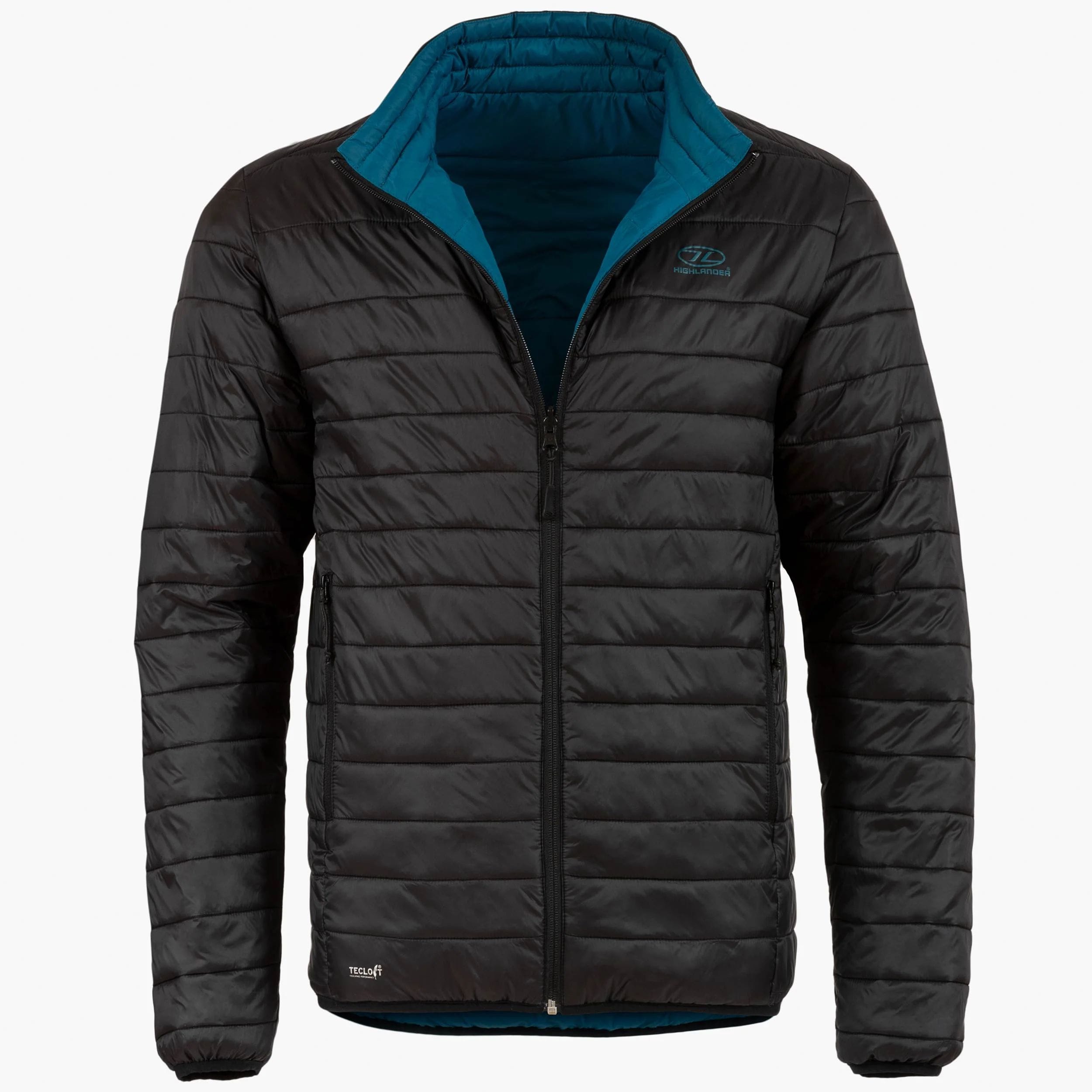 Jachetă Highlander Coll Reversible Winter Jacket - Black/Petrol