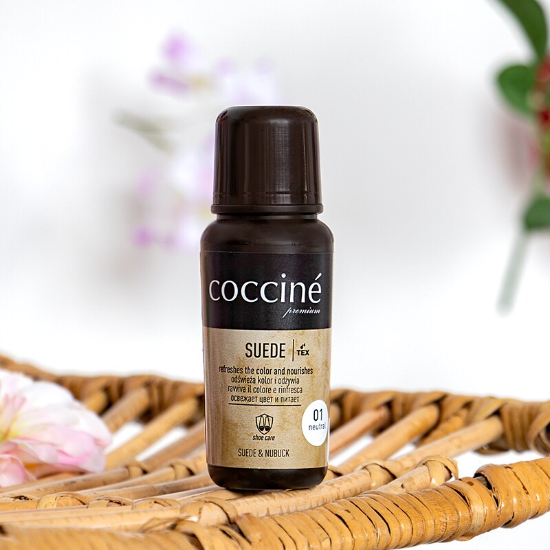 Preparat lichid Coccine Suede pentru piele întoarsă și năbuc 75 ml - Negru