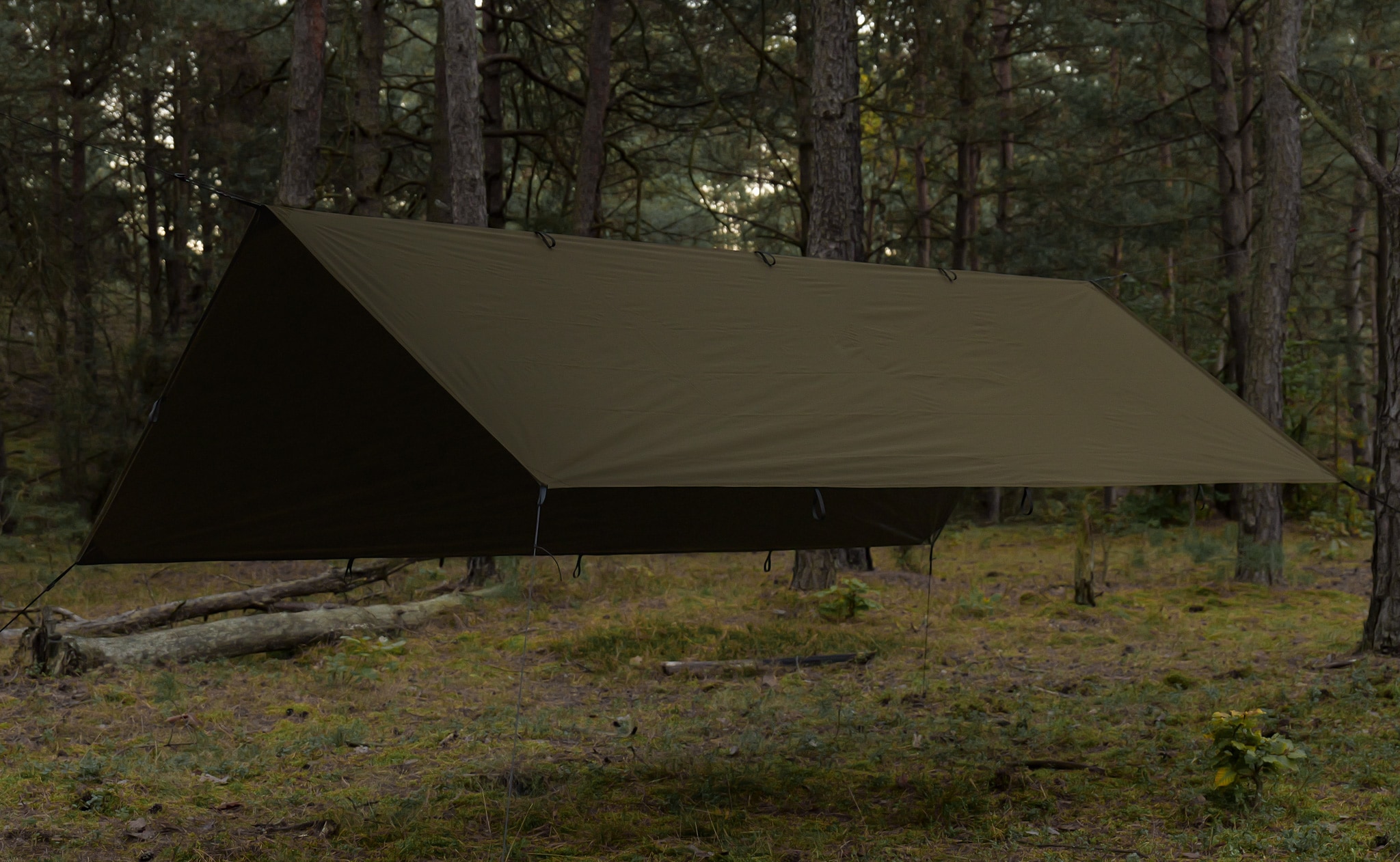 Prelată de camping TigerWood Tarp T2 3 x 2 m - Khaki