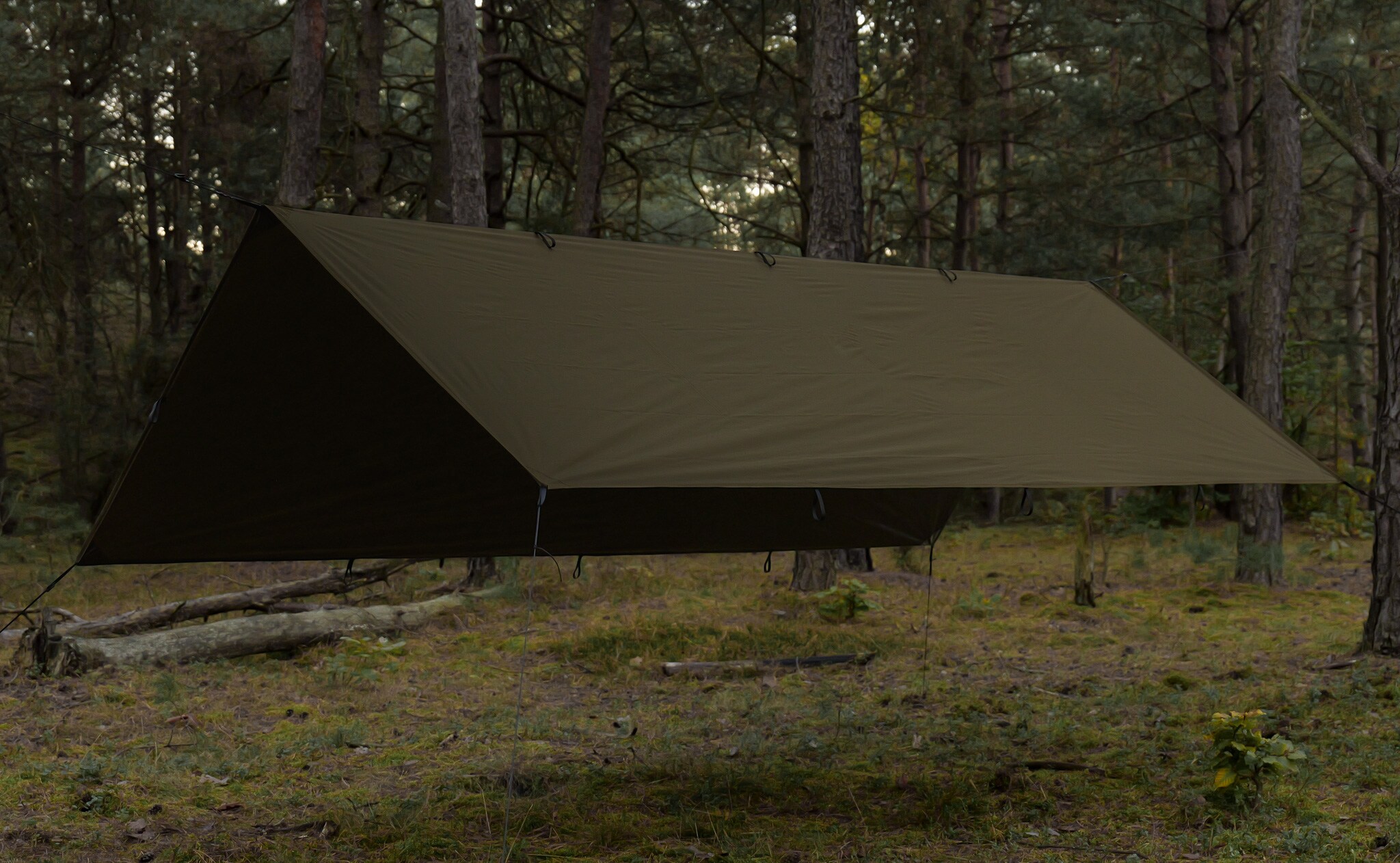 Prelată de camping TigerWood Tarp T2 3 x 2 m - Khaki
