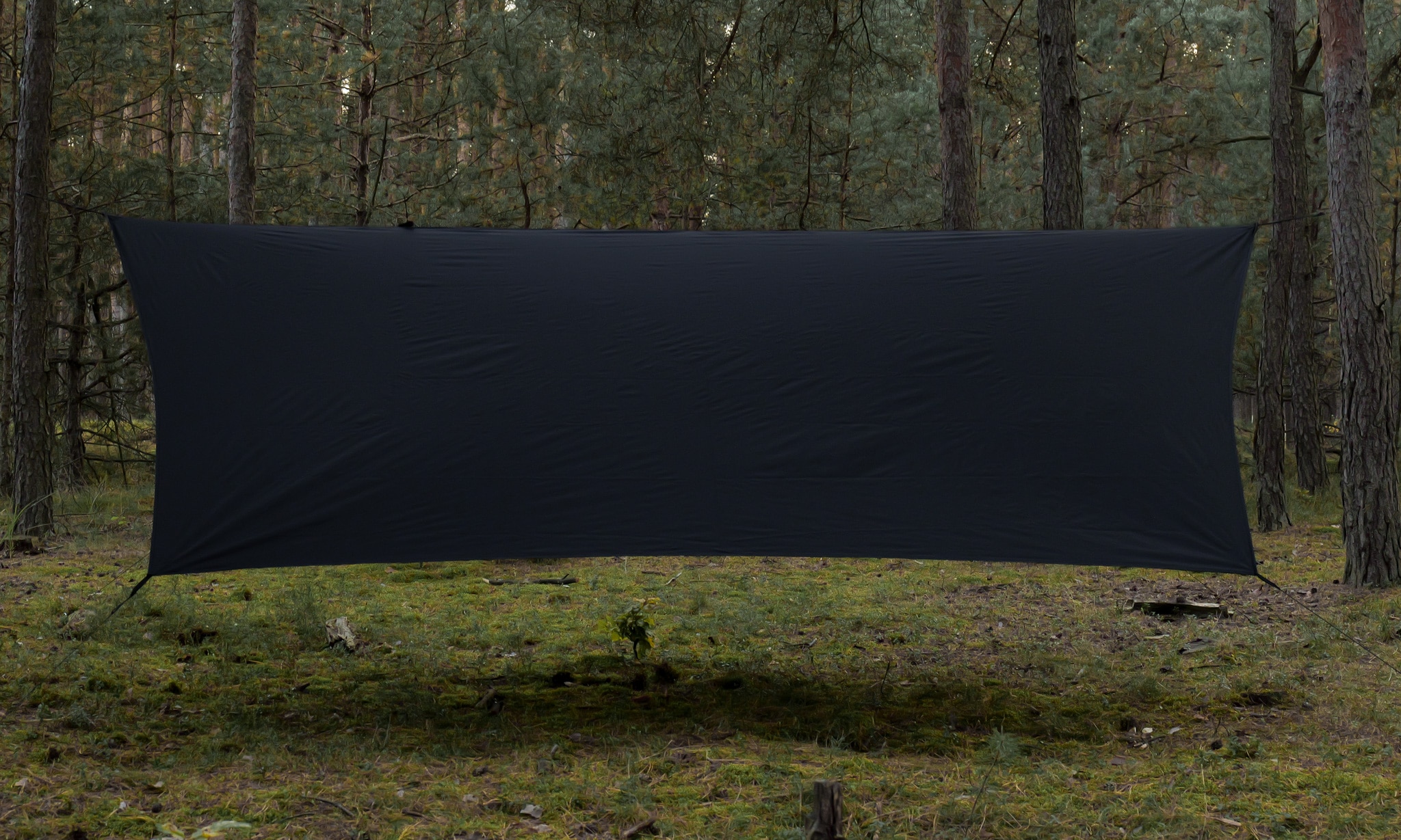 Prelată de camping TigerWood Termo Tarp T2 StingRay 3,6 x 2,8 m - Black