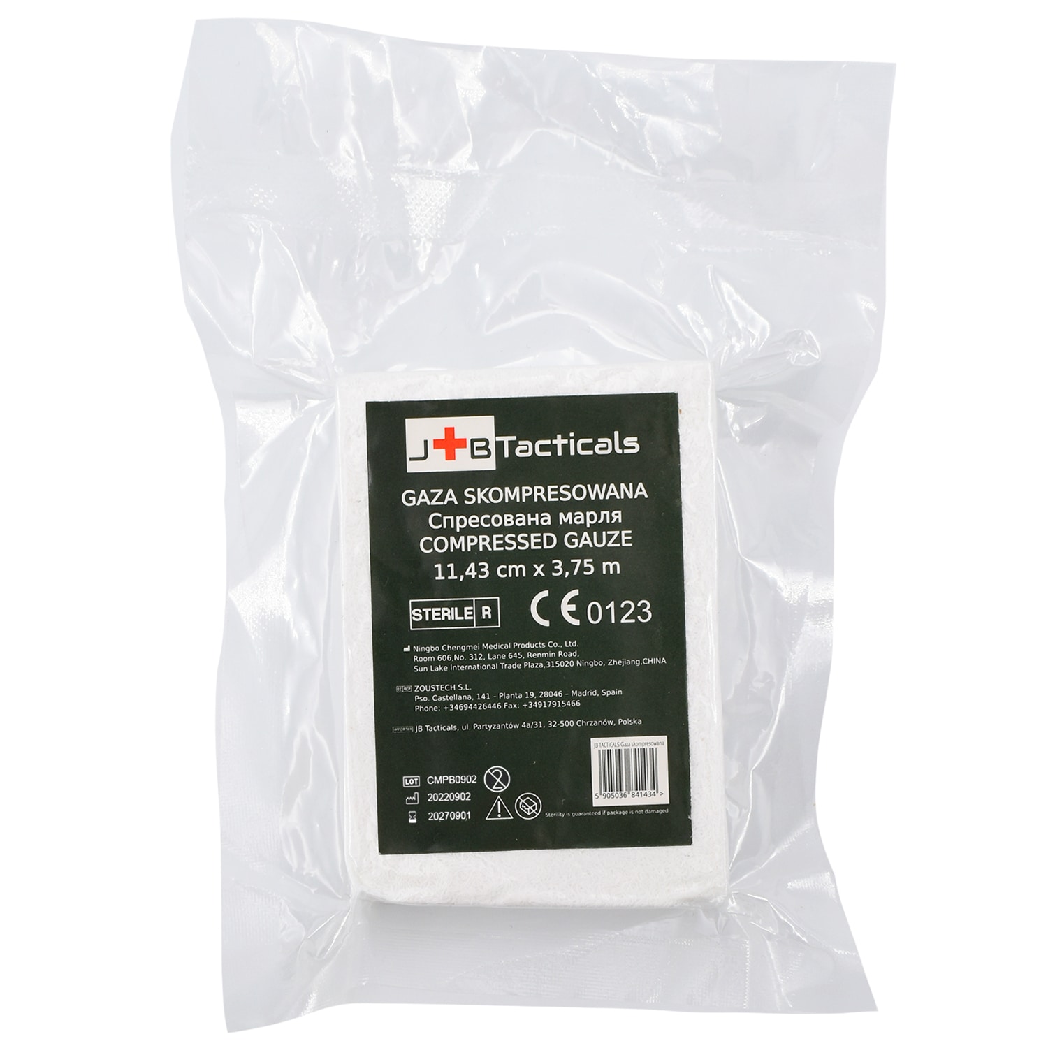 Tifon compresat JB Tacticals Z-Fold 11,43 x 375 cm