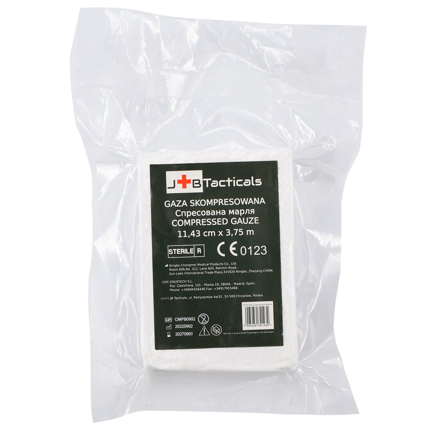 Tifon compresat JB Tacticals Z-Fold 11,43 x 375 cm