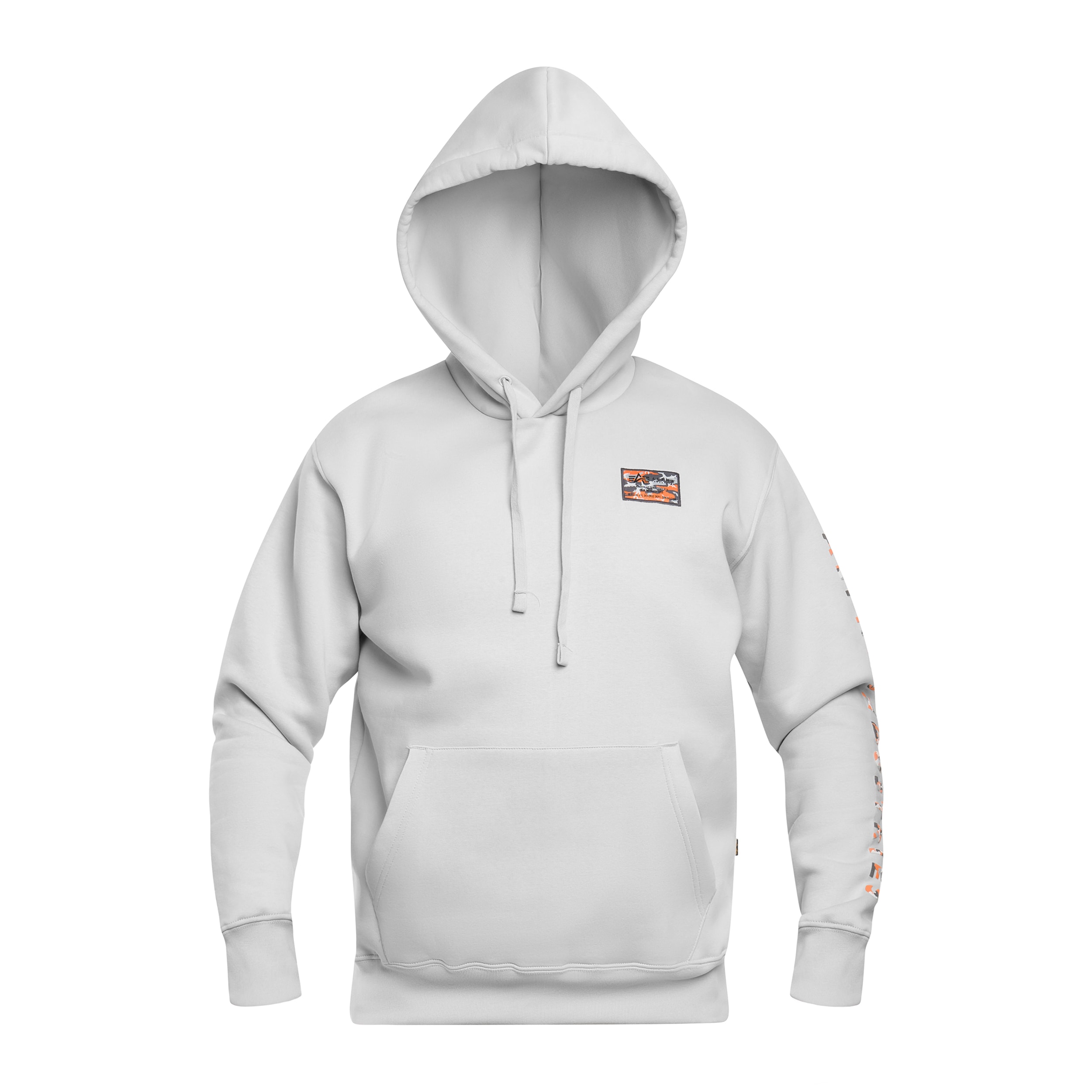 Hanorac Alpha Industries Camo Sleeve Hoodie - Pastel Grey